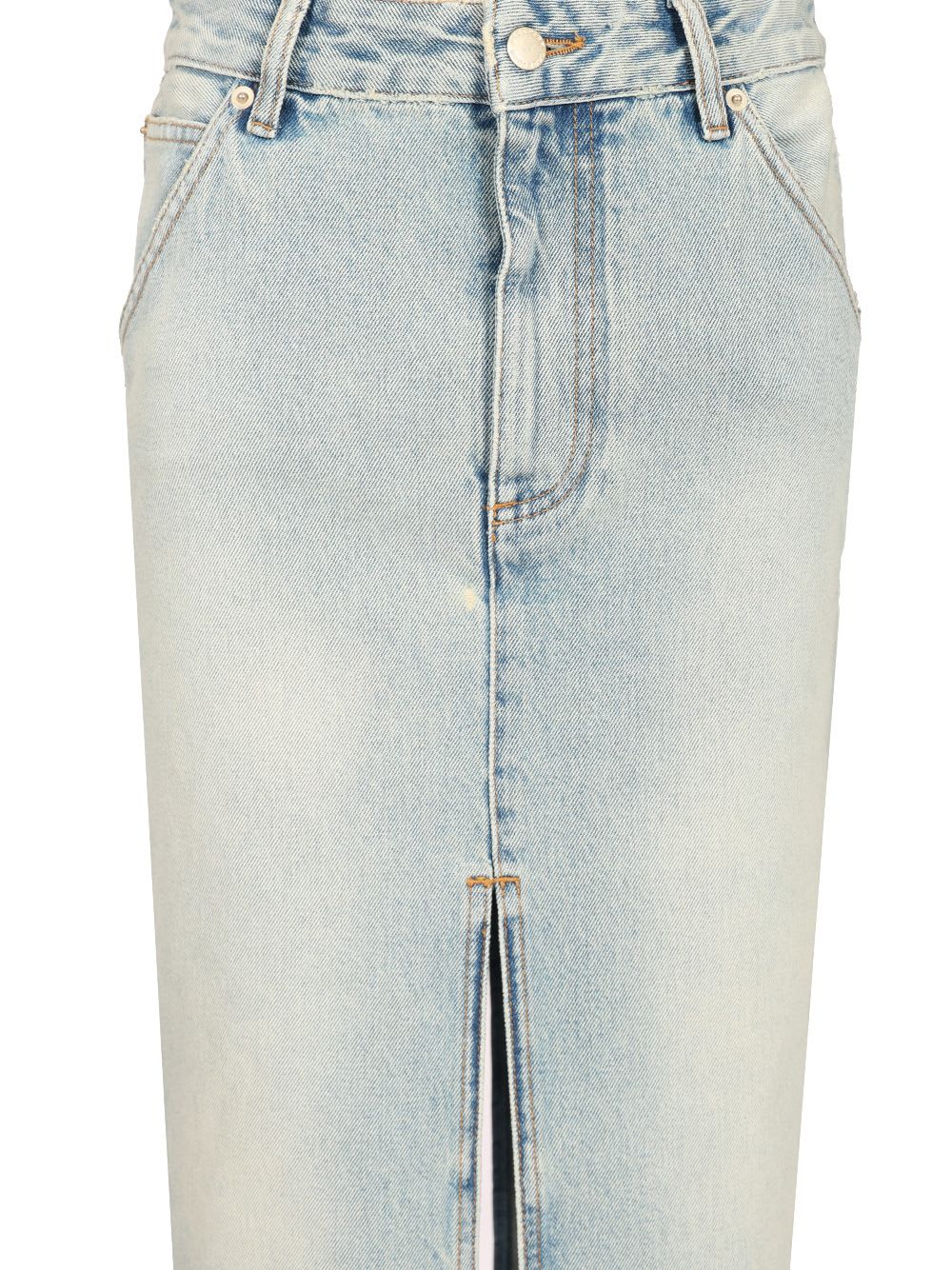 Darkpark Erika Denim Midi Skirt | ModeSens