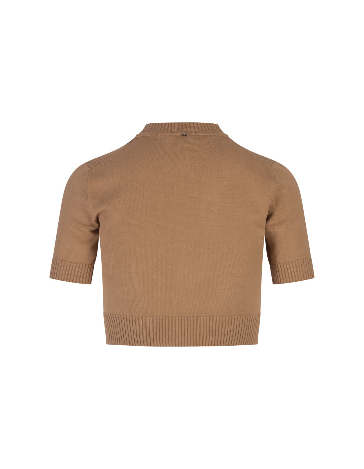 Shop Sportmax Camel Premier Top In Brown