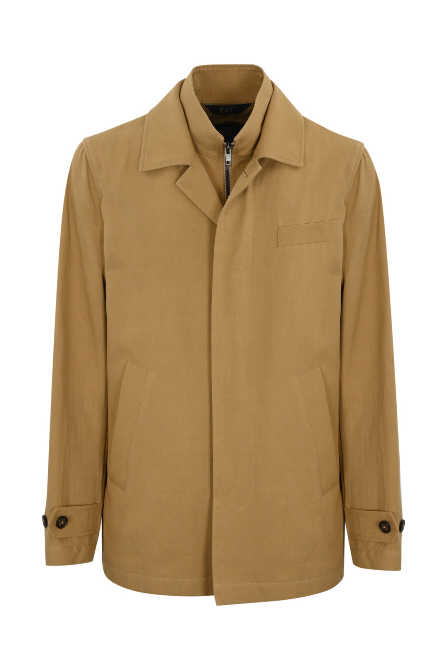 morning Beige Cotton Blend Jacket