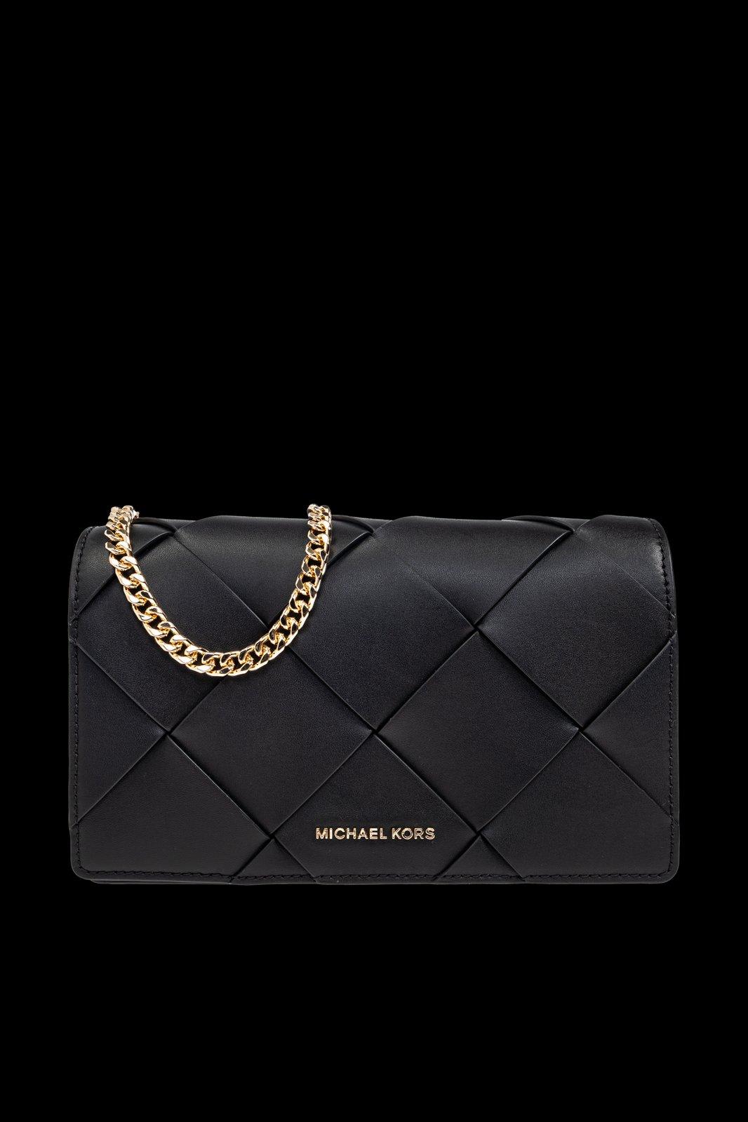 Jet Set Medium Woven Crossbody Bag