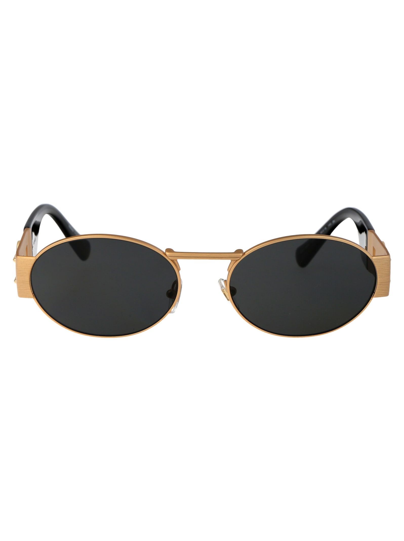 Shop Versace 0ve2264 Sunglasses In 100287 Matte Gold