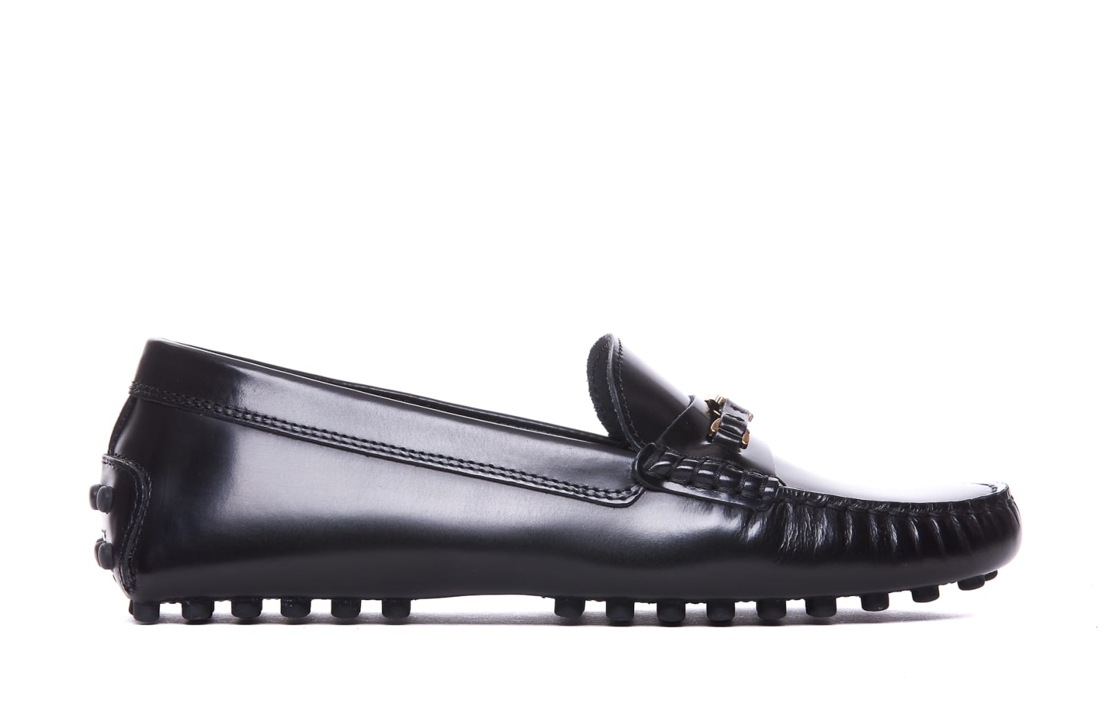 Shop Tod's Gommino Loafers In Black