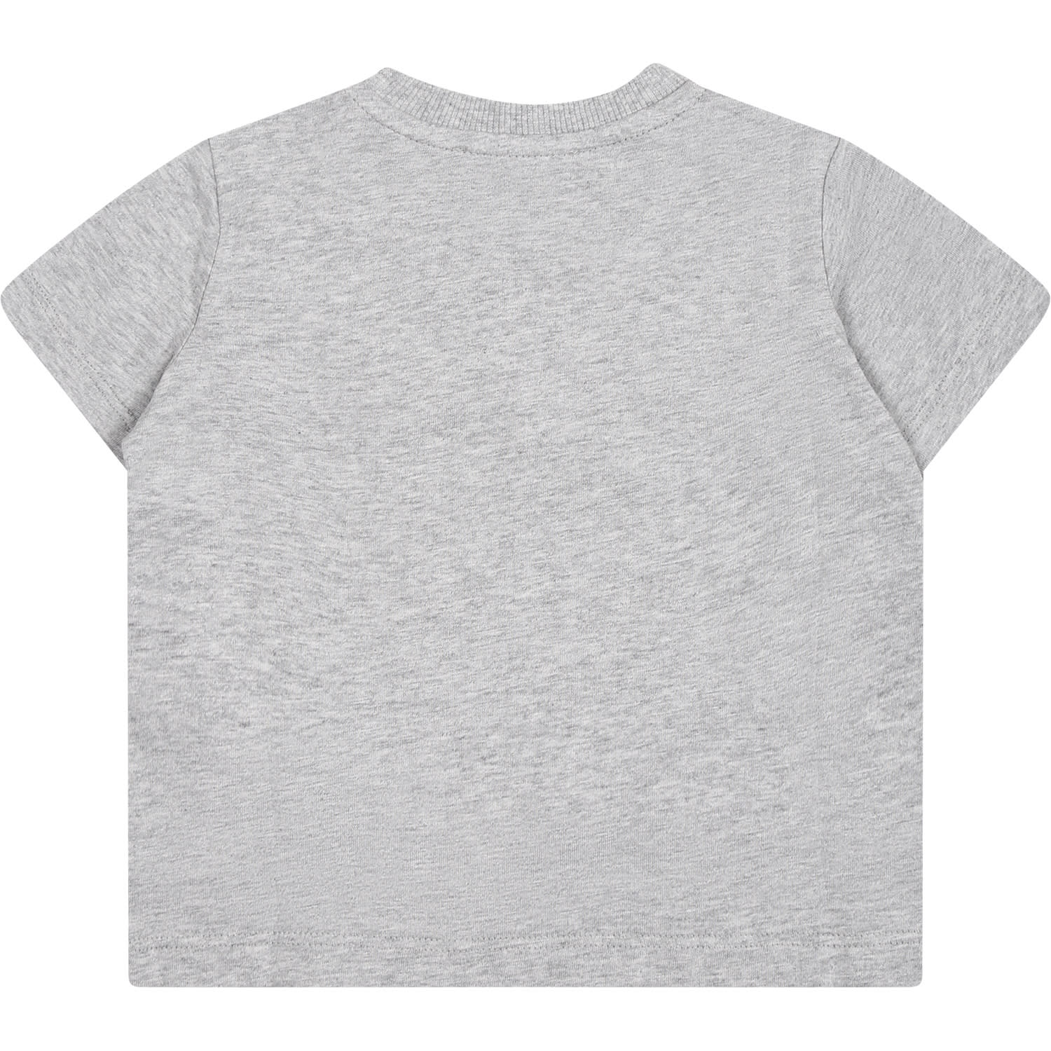 Moschino Gray T-shirt For Babies With Teddy Bear In Grey