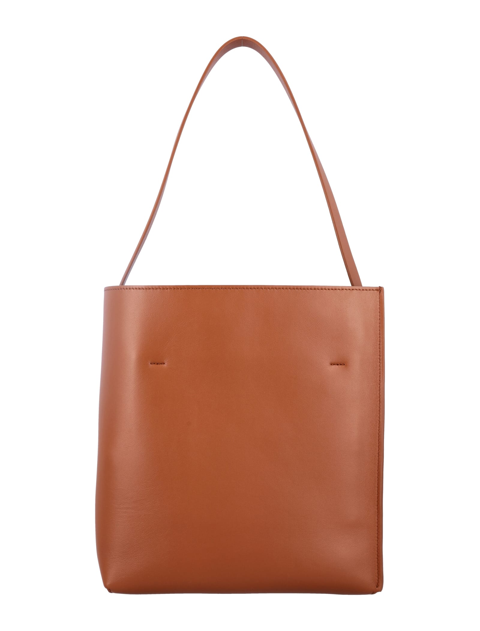 Shop Marni Museum Hobo Small Bag In Brown