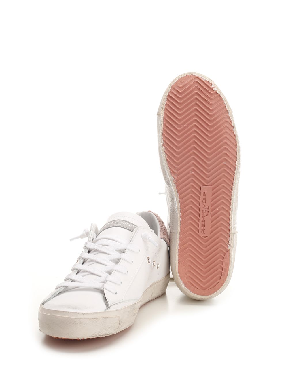 Shop Philippe Model Paris Sneakers In White