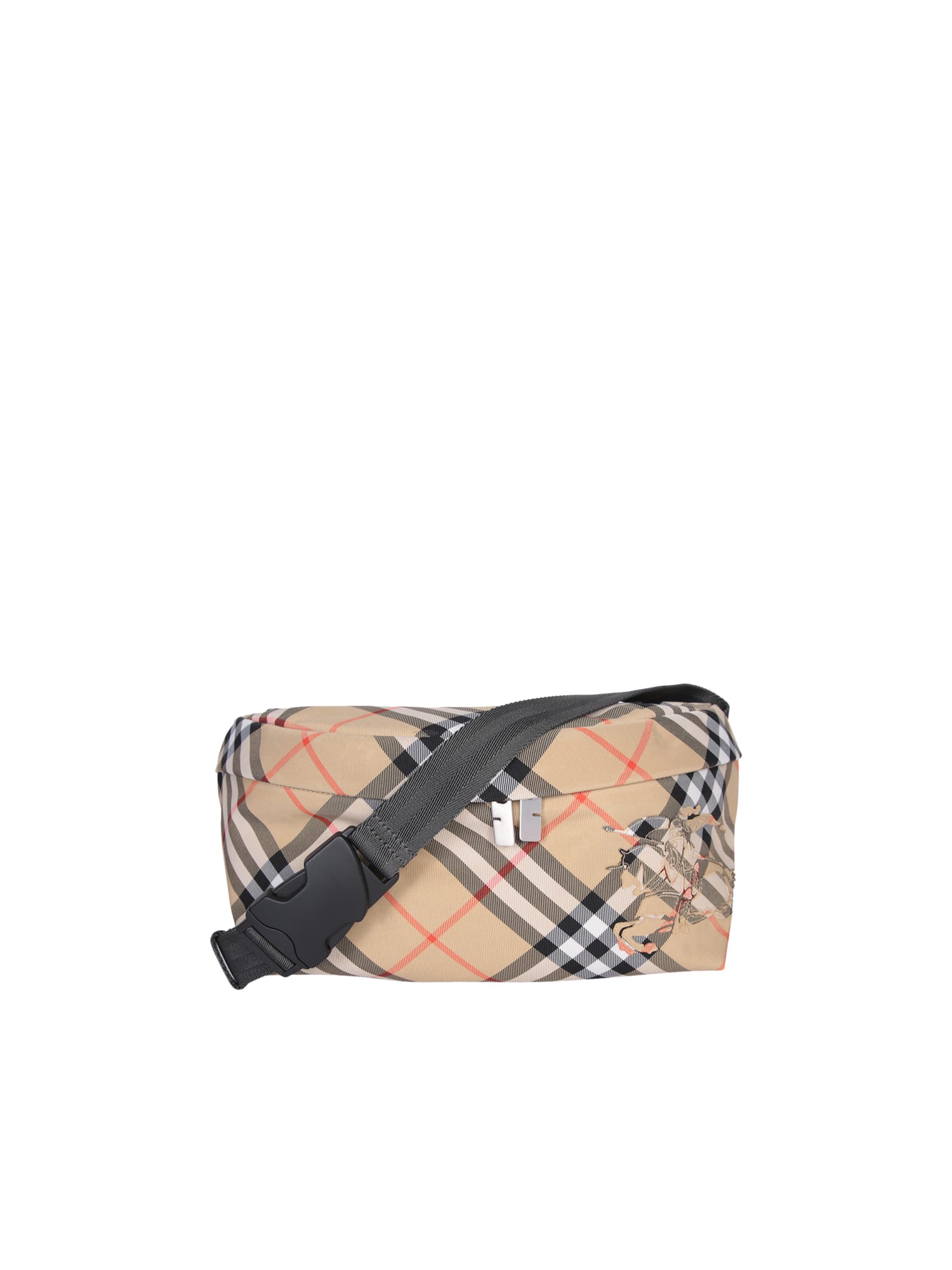 Shop Burberry Archive Check Beige Bum Bag