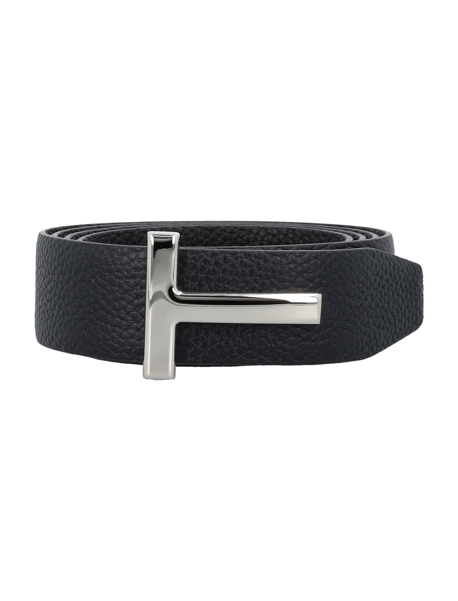 TOM FORD T GRAINY LEATHER BELT