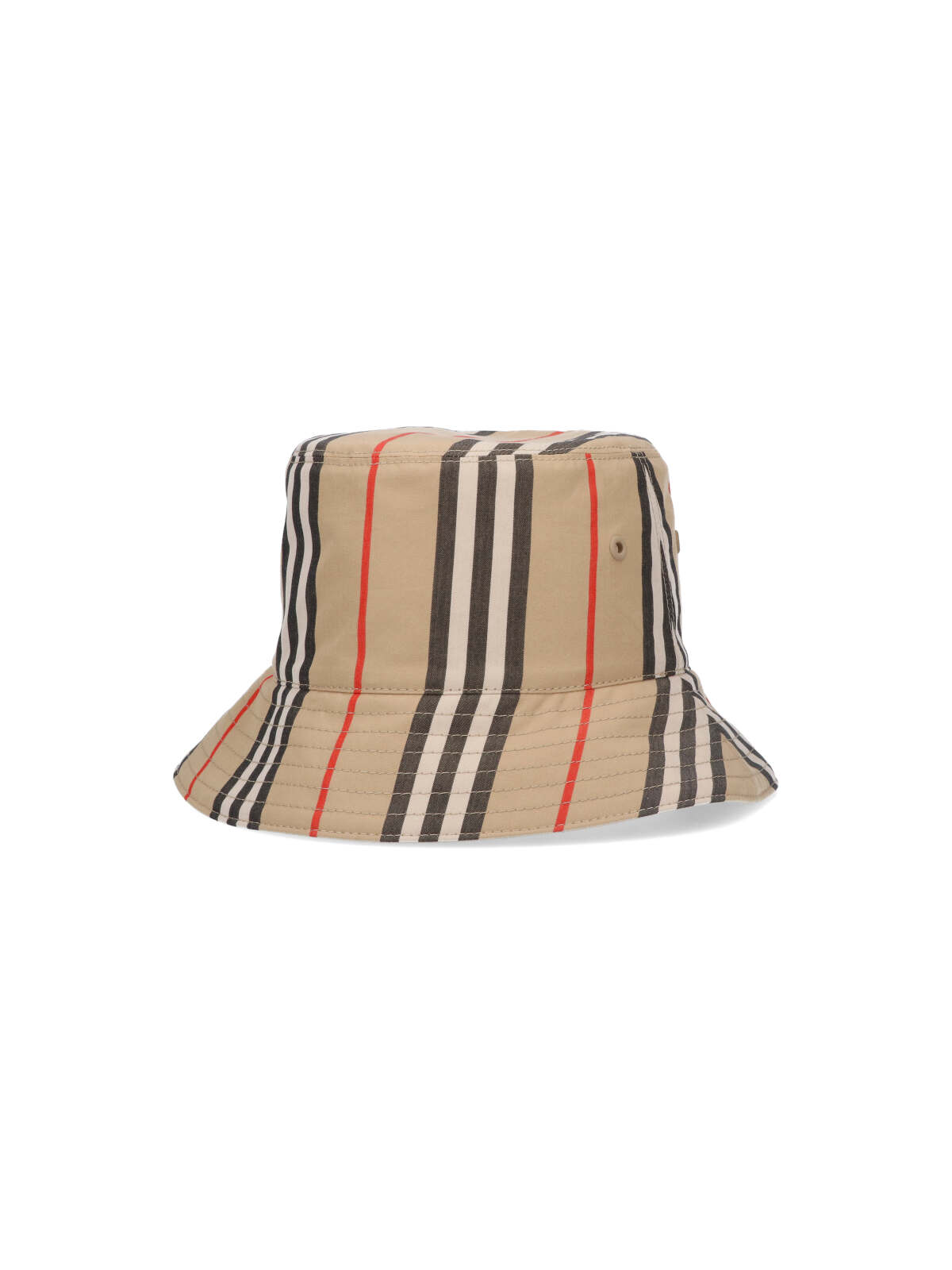 Burberry Vintage Check Cotton Bucket Hat In Beige