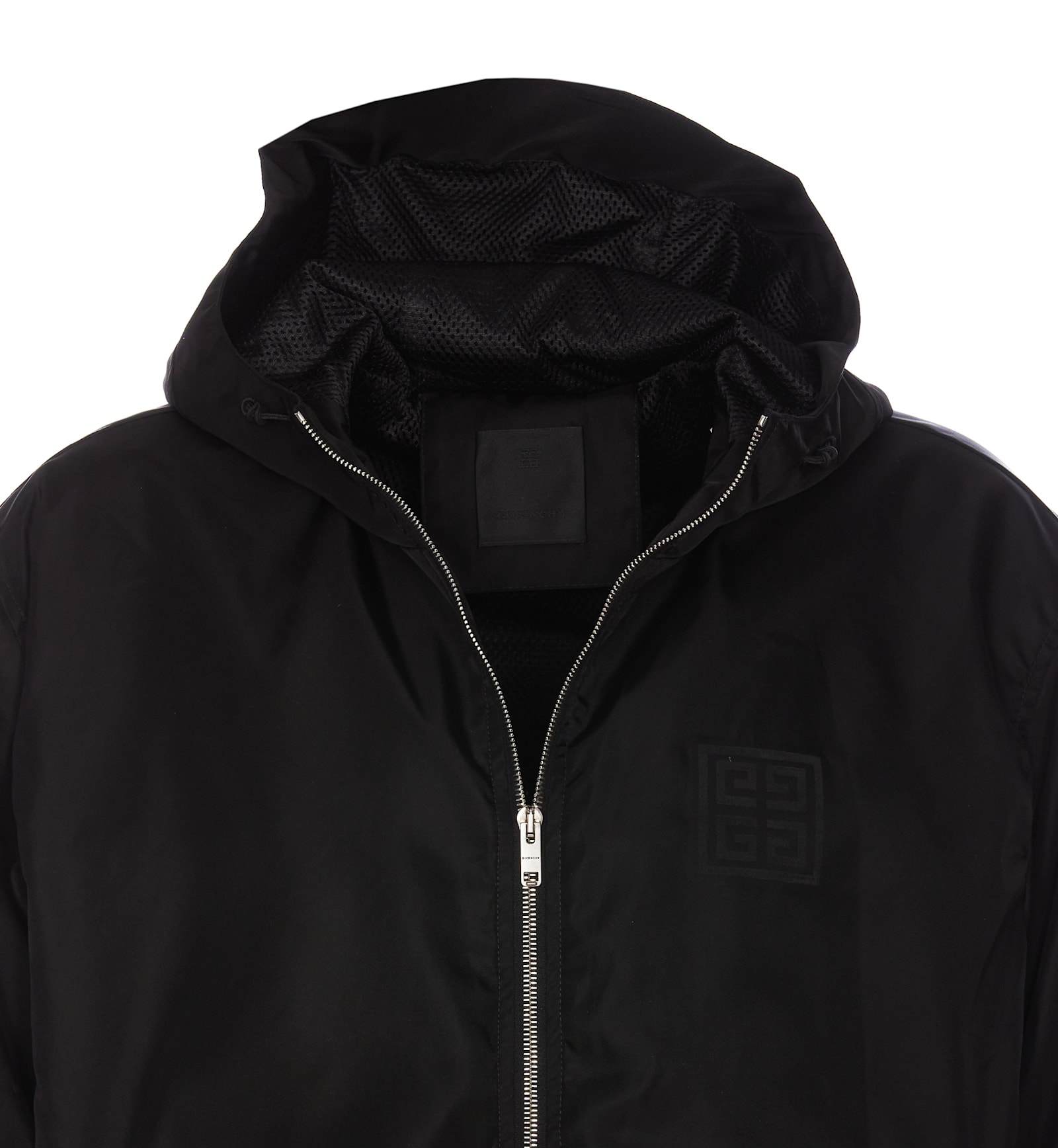 Shop Givenchy 4g Logo Windbreaker In Black