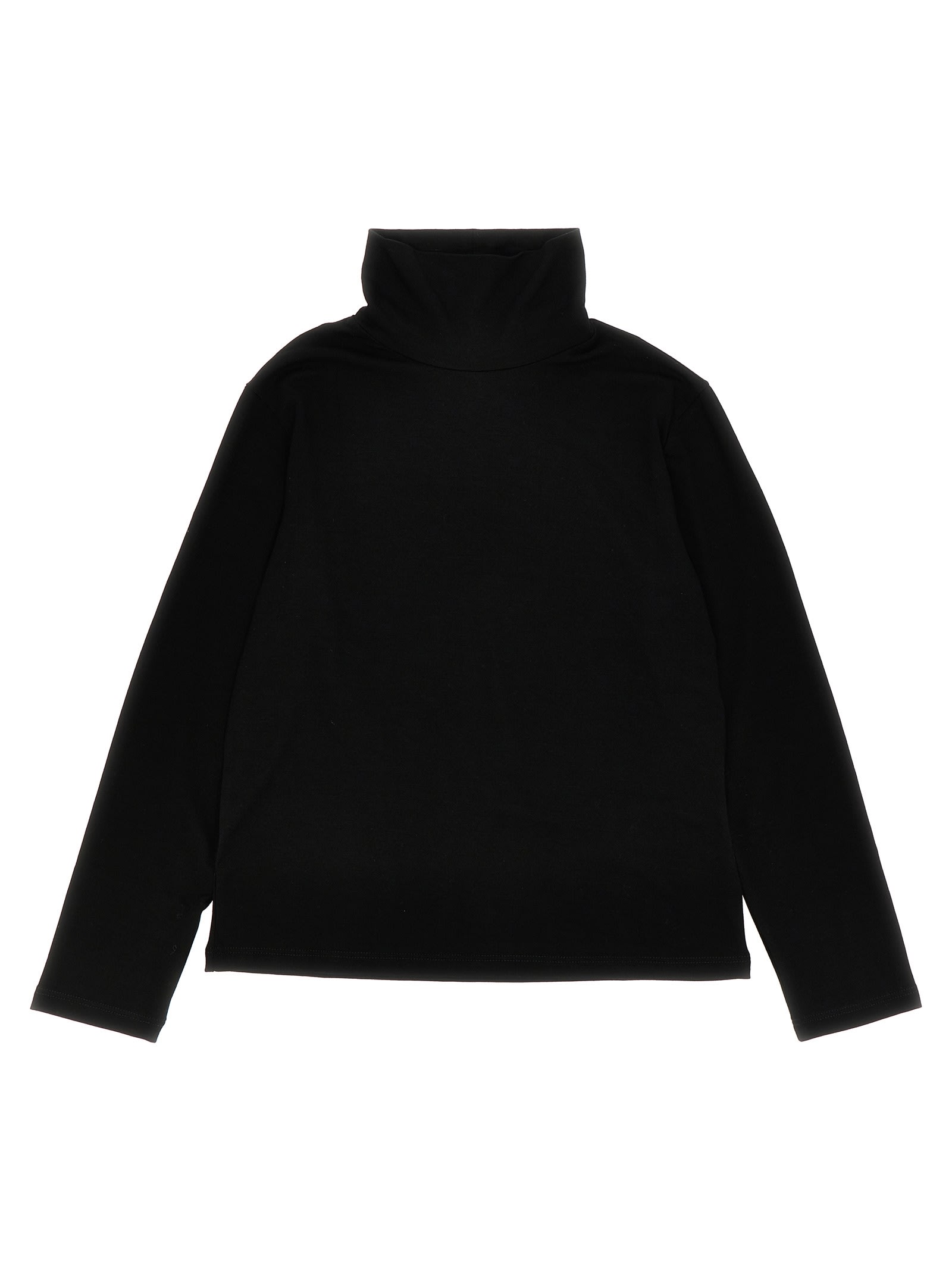 Douuod Kids' Viscose Turtleneck Sweater In Black