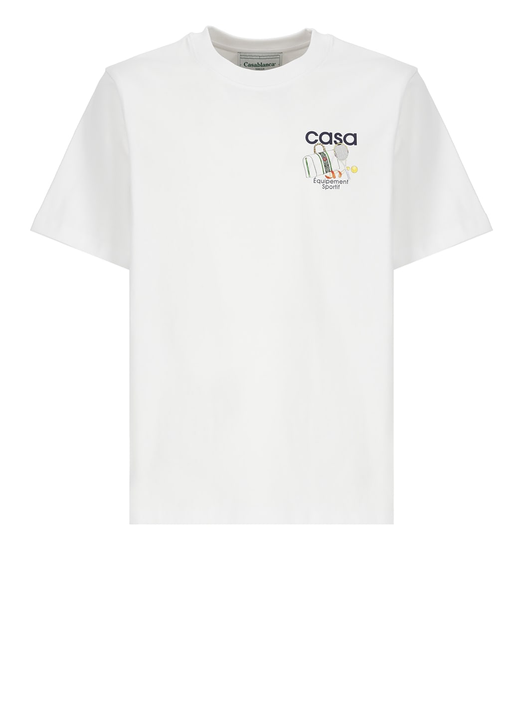 Shop Casablanca Equipment Sportif T-shirt In White