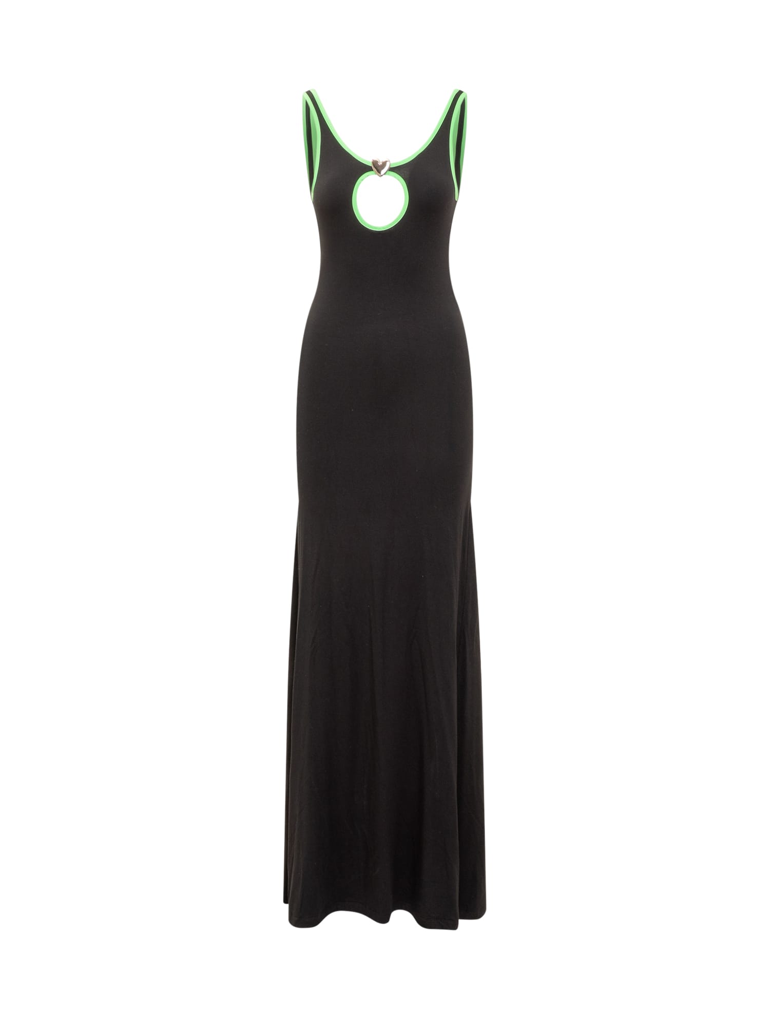 Shop Ambush Heart Hole Long Dress In Black Shar