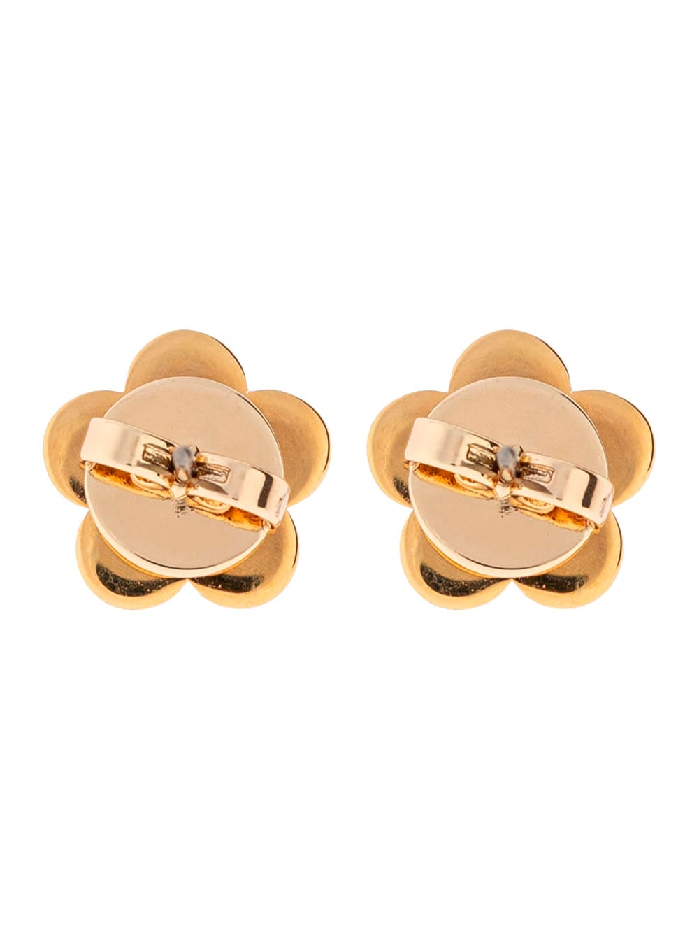 Tory Burch Two-tone Metal And Enamel Kira Earrings In Black