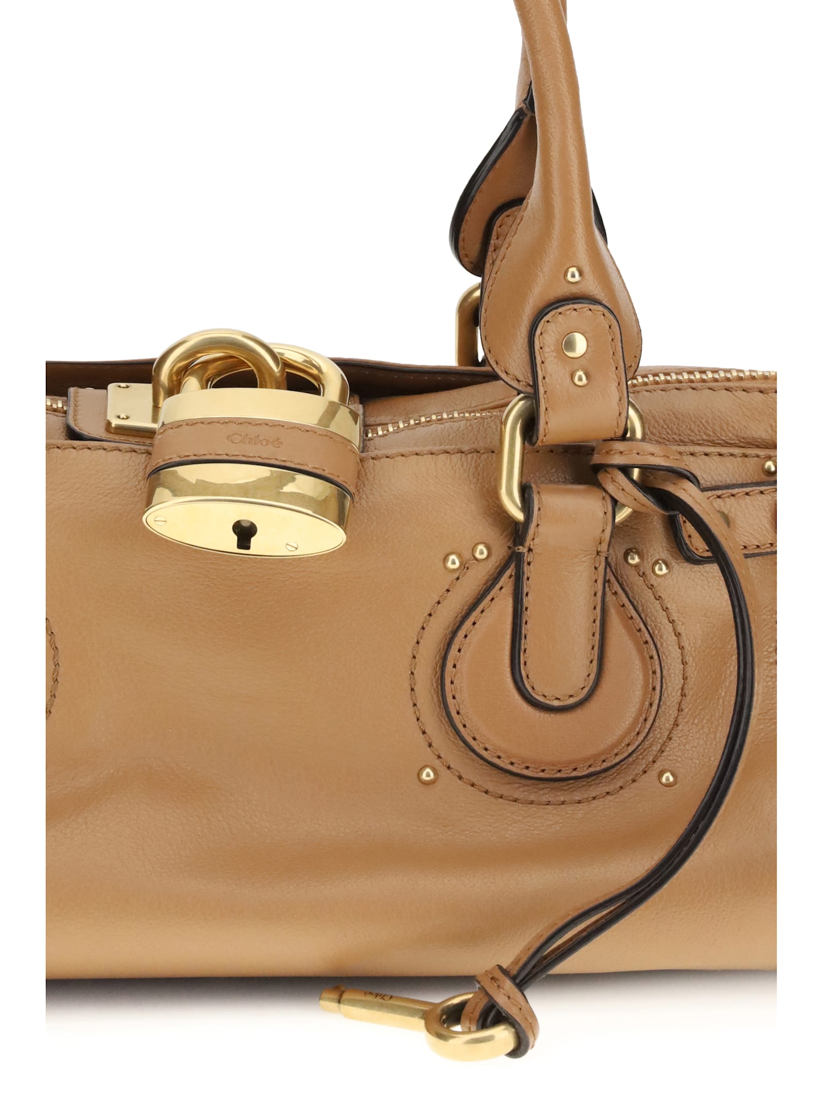 Chloé Brown Buffalo Leather Shoulder Bag In Brown