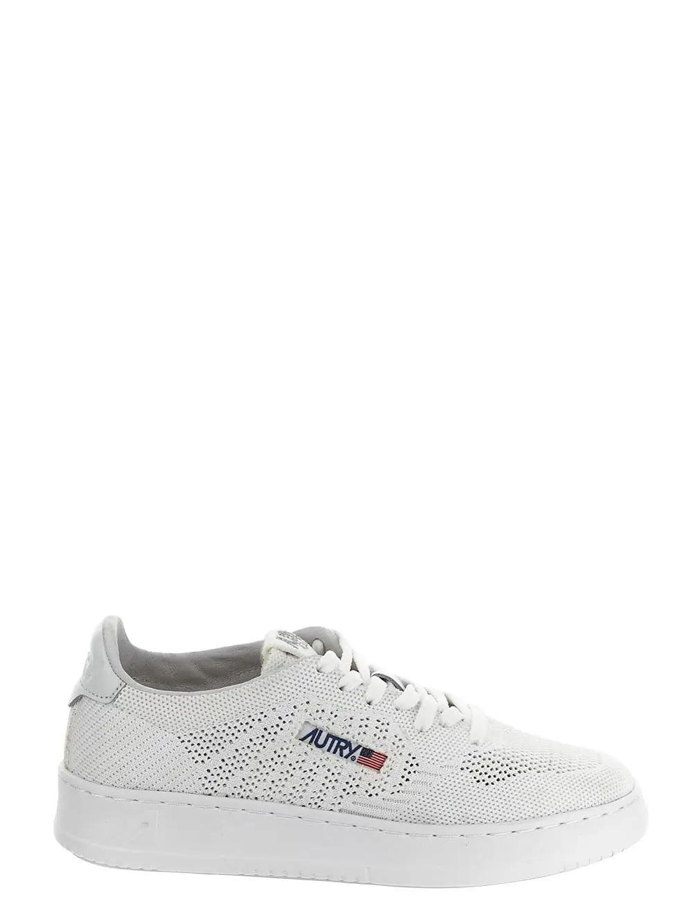 White Easeknit Low Sneakers