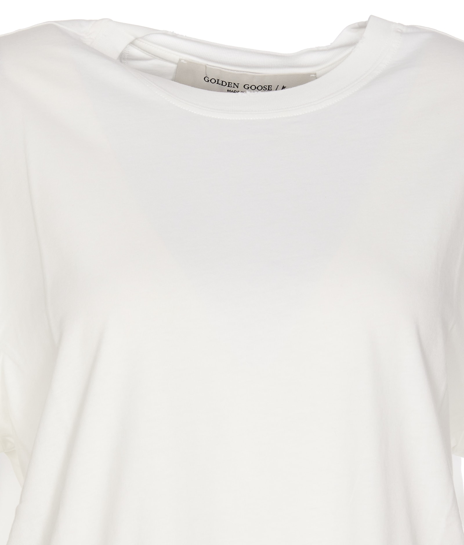 Shop Golden Goose T-shirt In Vintage White