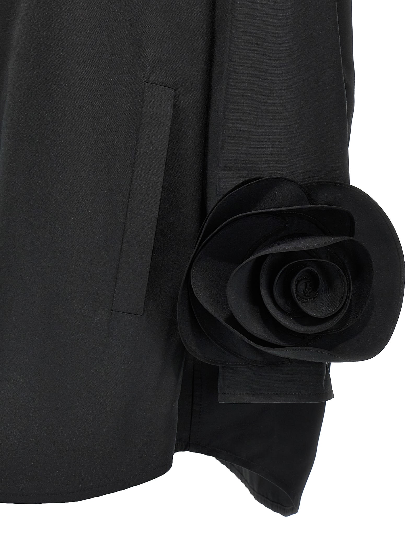 Valentino Micro Faille Jacket In Black