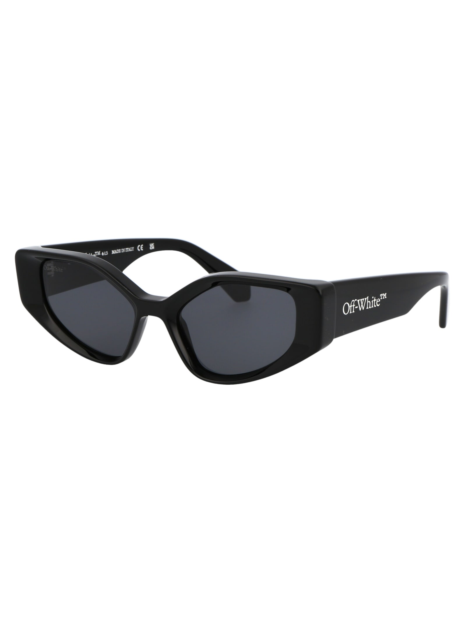 Shop Off-white Memphis Sunglasses In 1007 Black