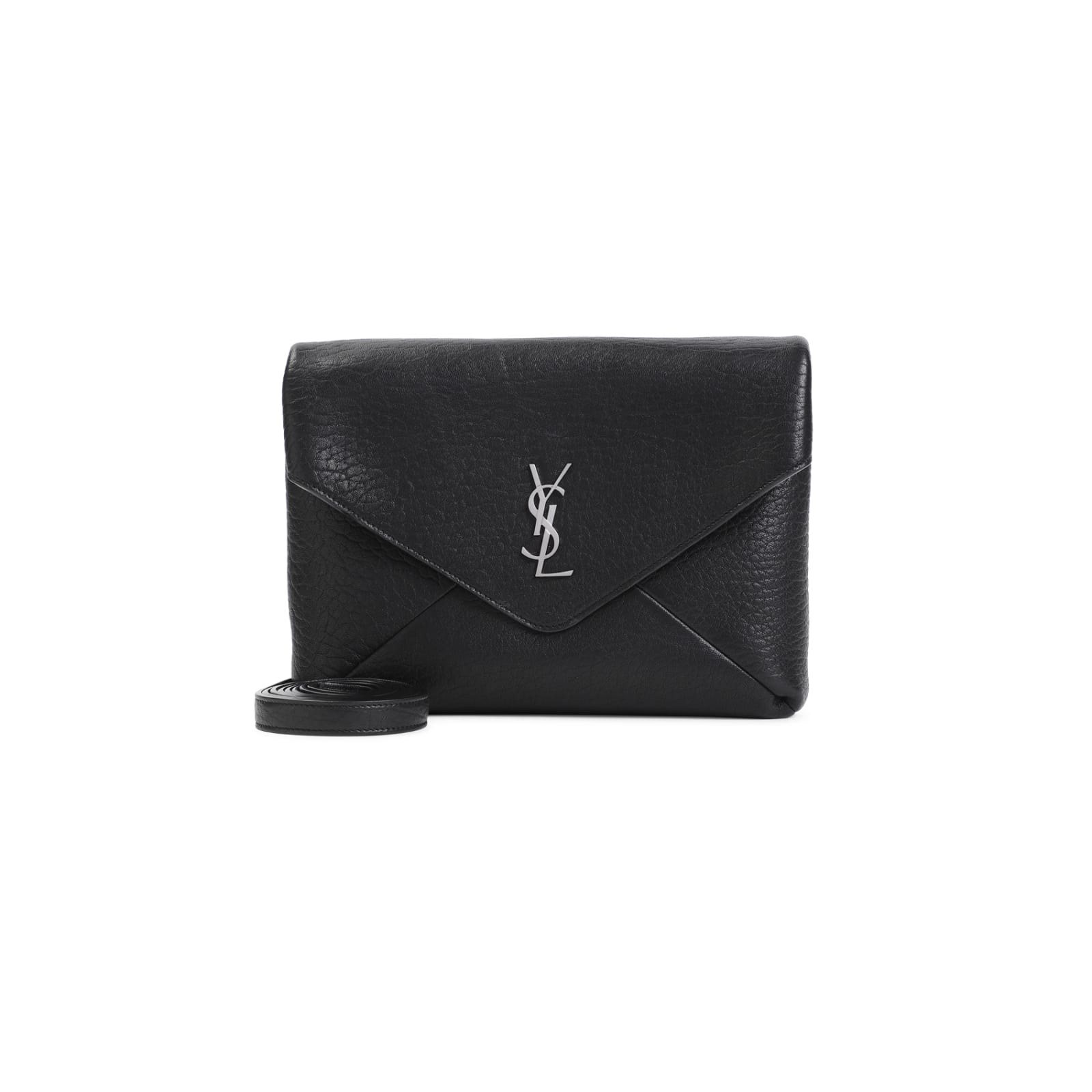 Saint Laurent Cassandra Shoulder Bag In Black