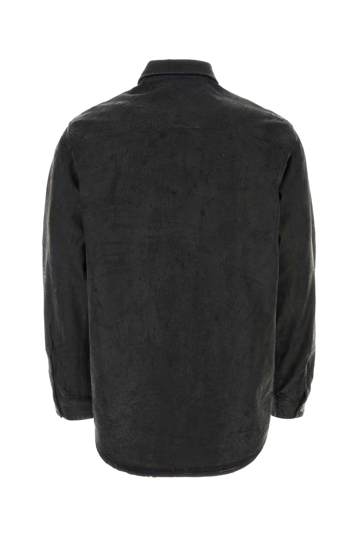 Shop Diesel Black Denim D-simply-fse Shirt In 9xx