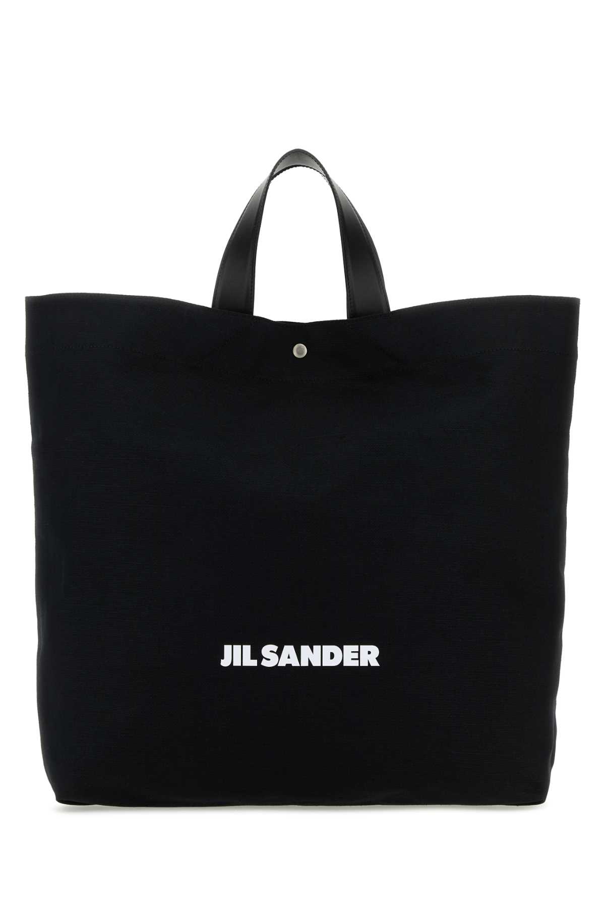 Black Canvas Shopping Bag