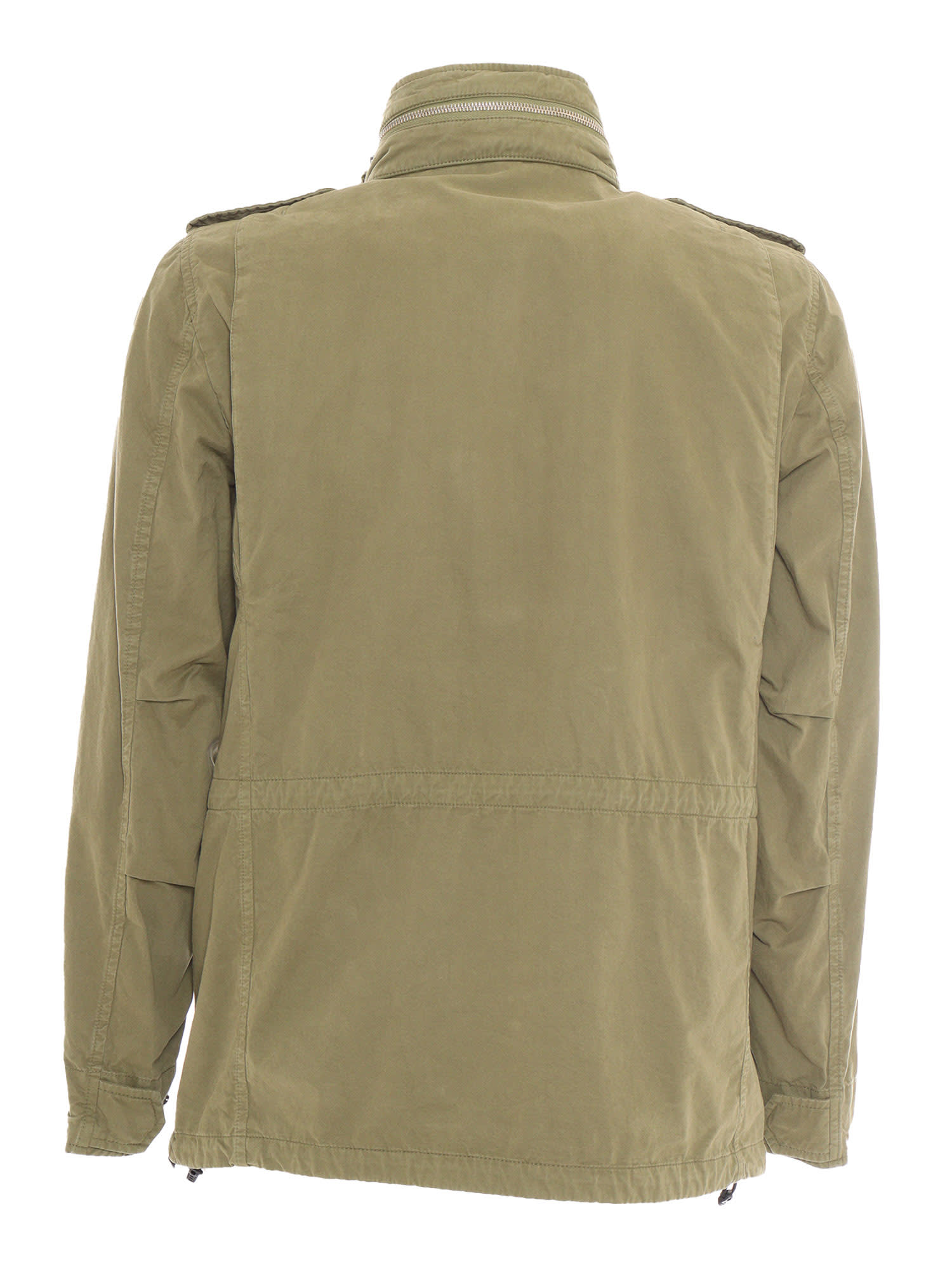Aspesi Minifield Cot Jacket In Green
