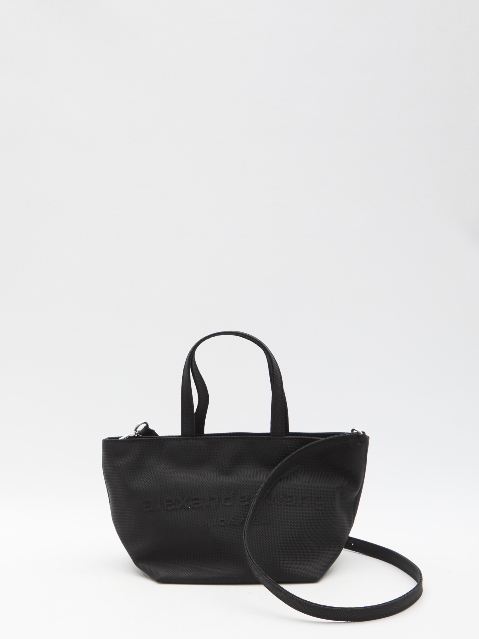 Shop Alexander Wang Punch Small Tote Bag In Black