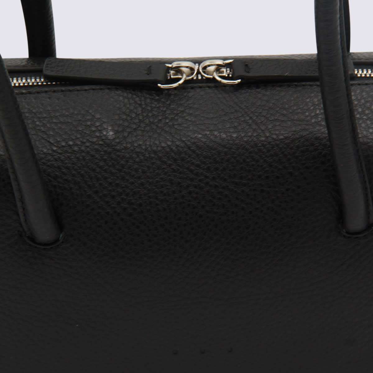 Aesther Ekme Lagune Calfskin Leather Bowling Shoulder Bag In Black