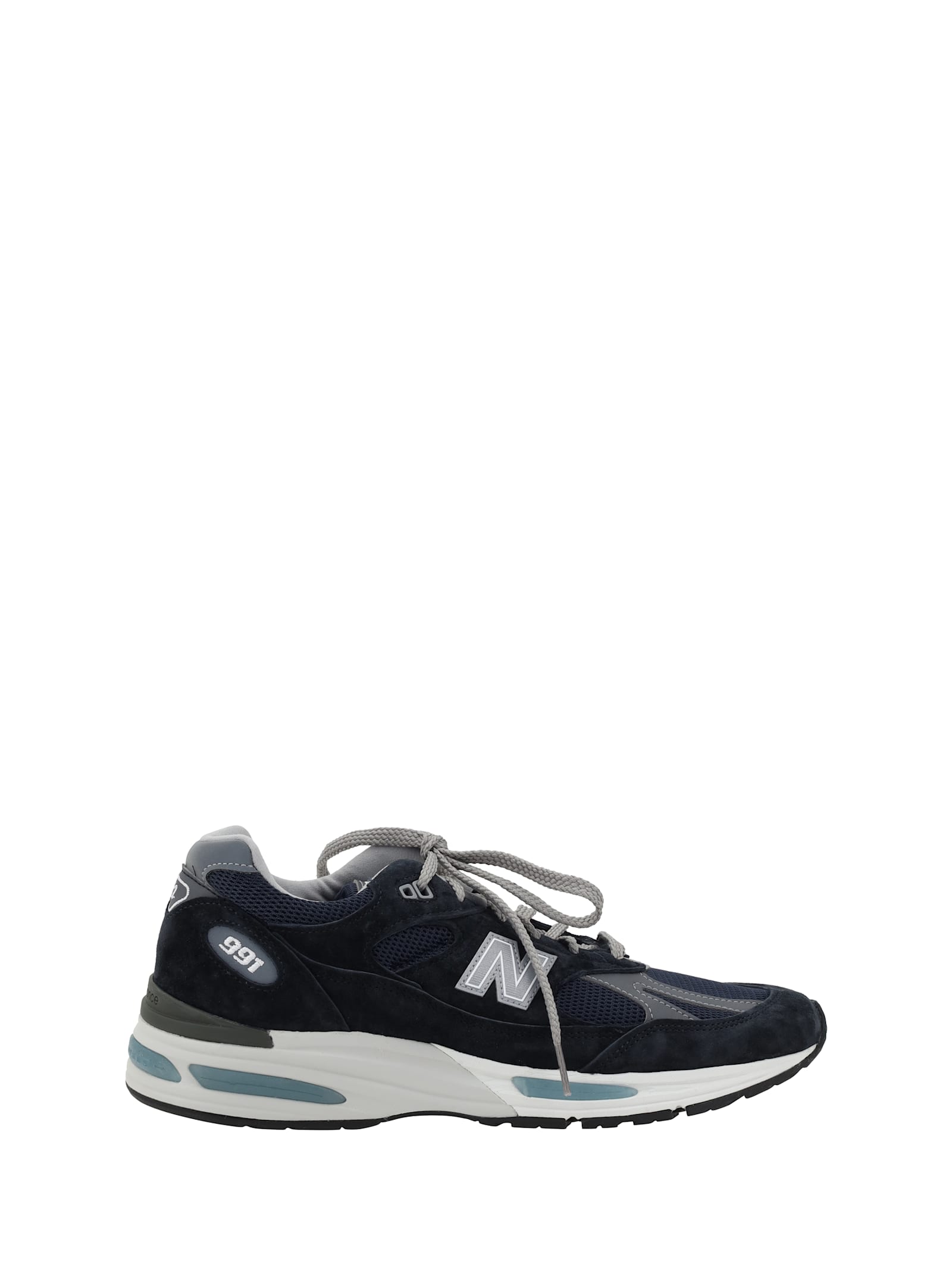 New Balance Mesh And Suede Sneakers With Reflective Accents