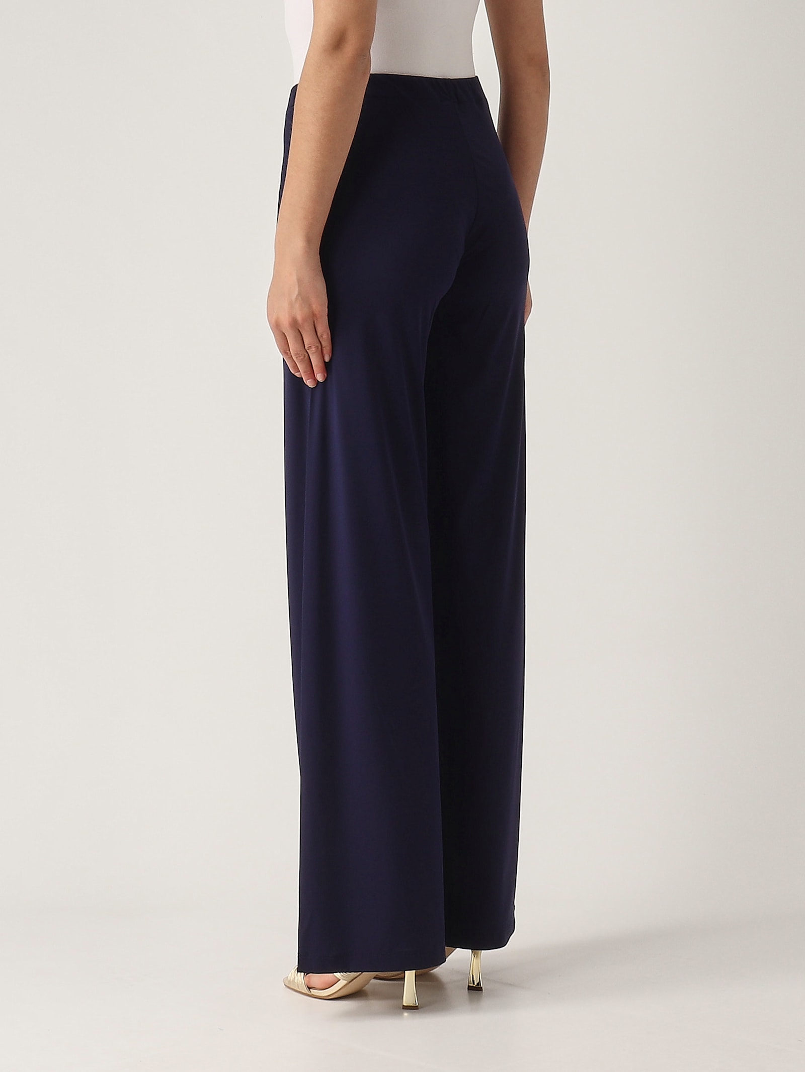 Maliparmi Pantalone Soft Jersey Trousers In Blue