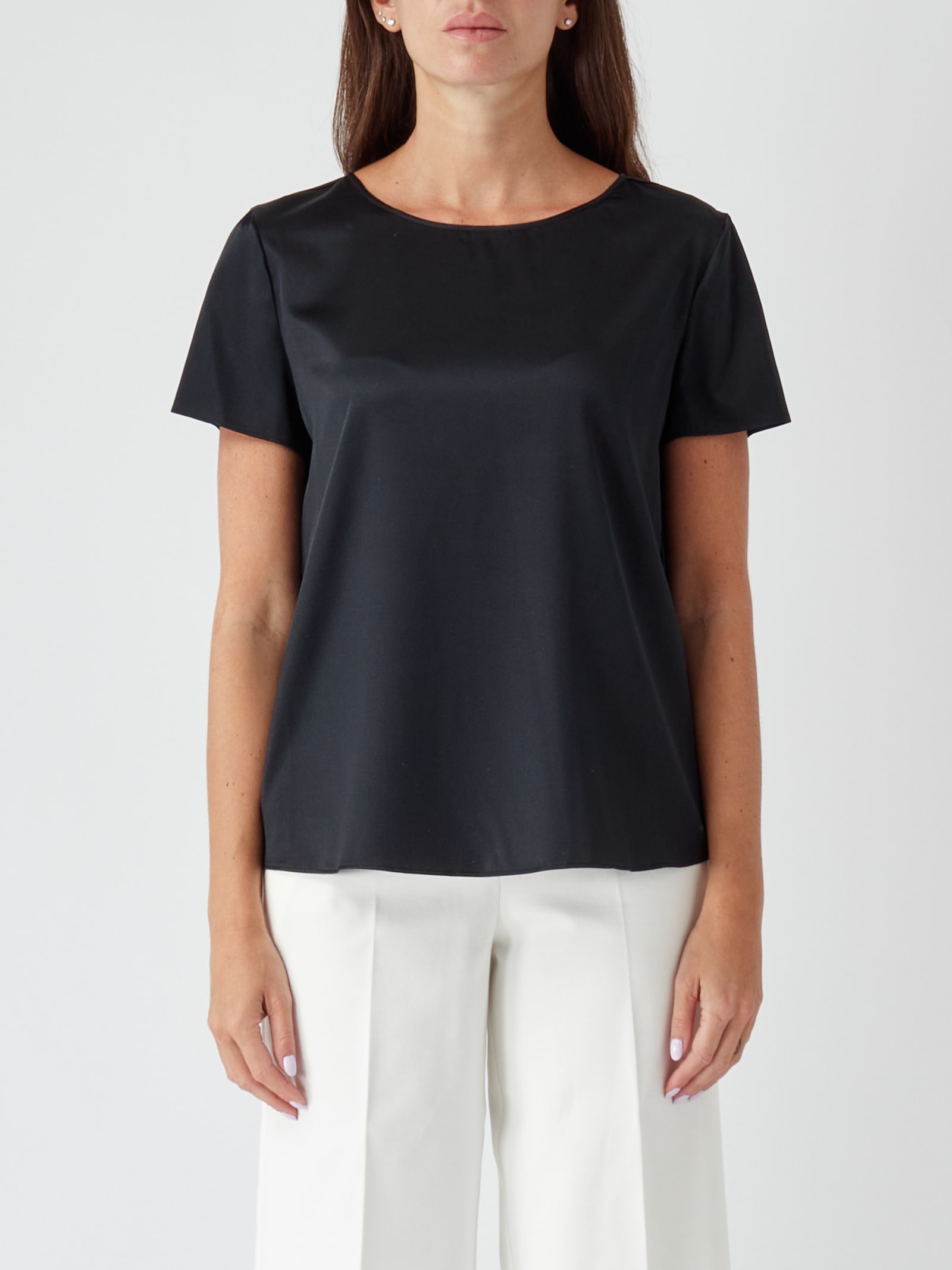 EMPORIO ARMANI SILK TOP-WEAR