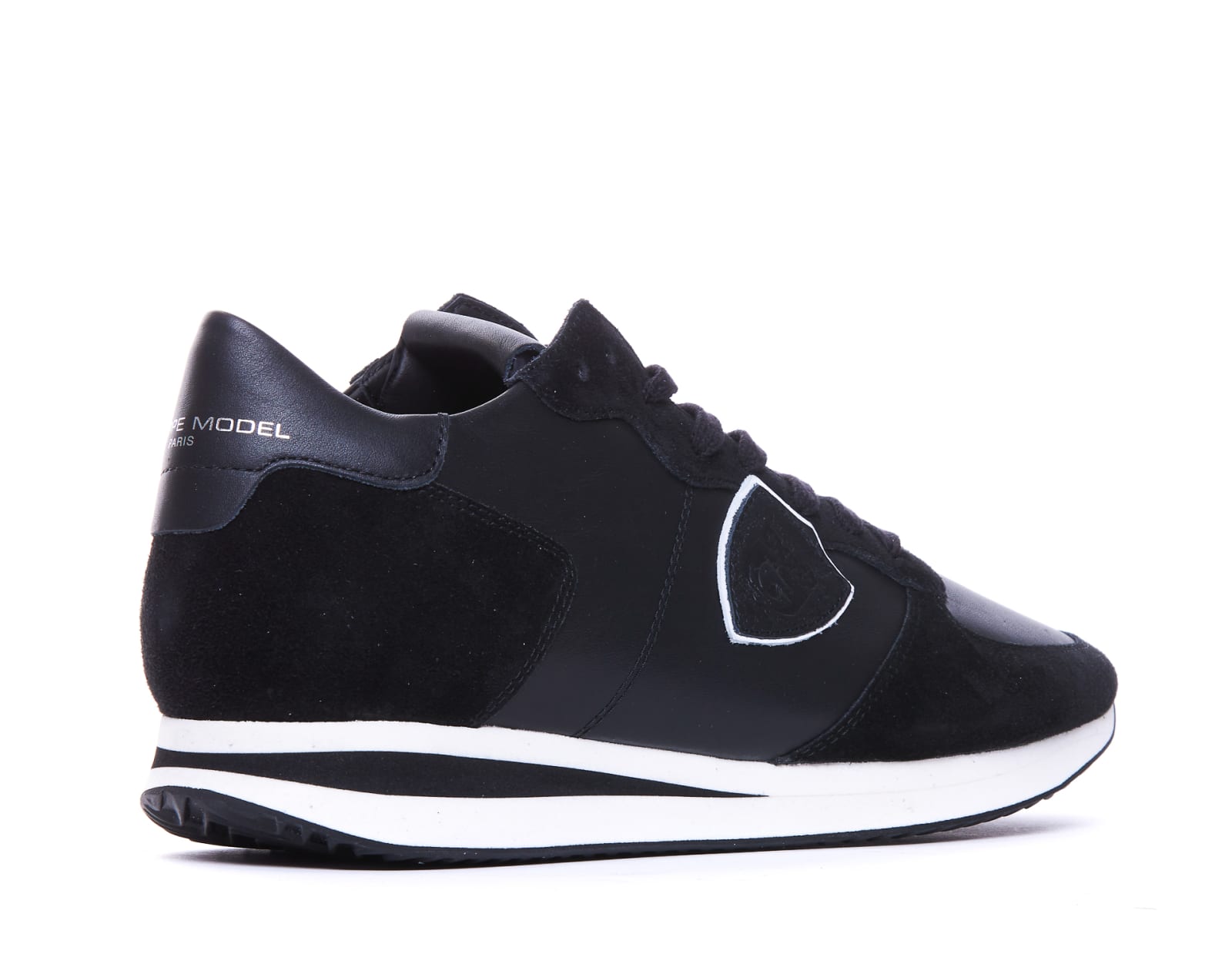 Shop Philippe Model Trpx Sneakers In Black