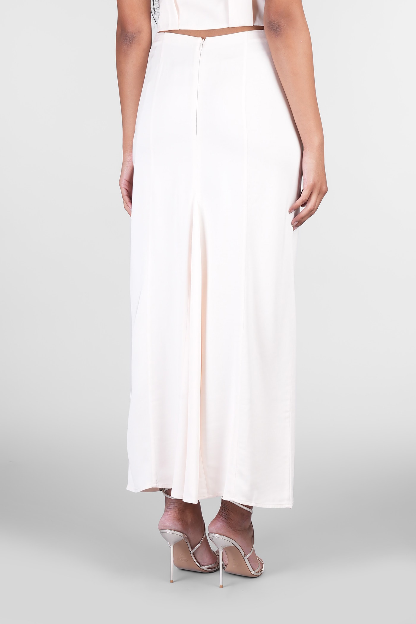 Iro Siqua Skirt In Rose-pink Viscose