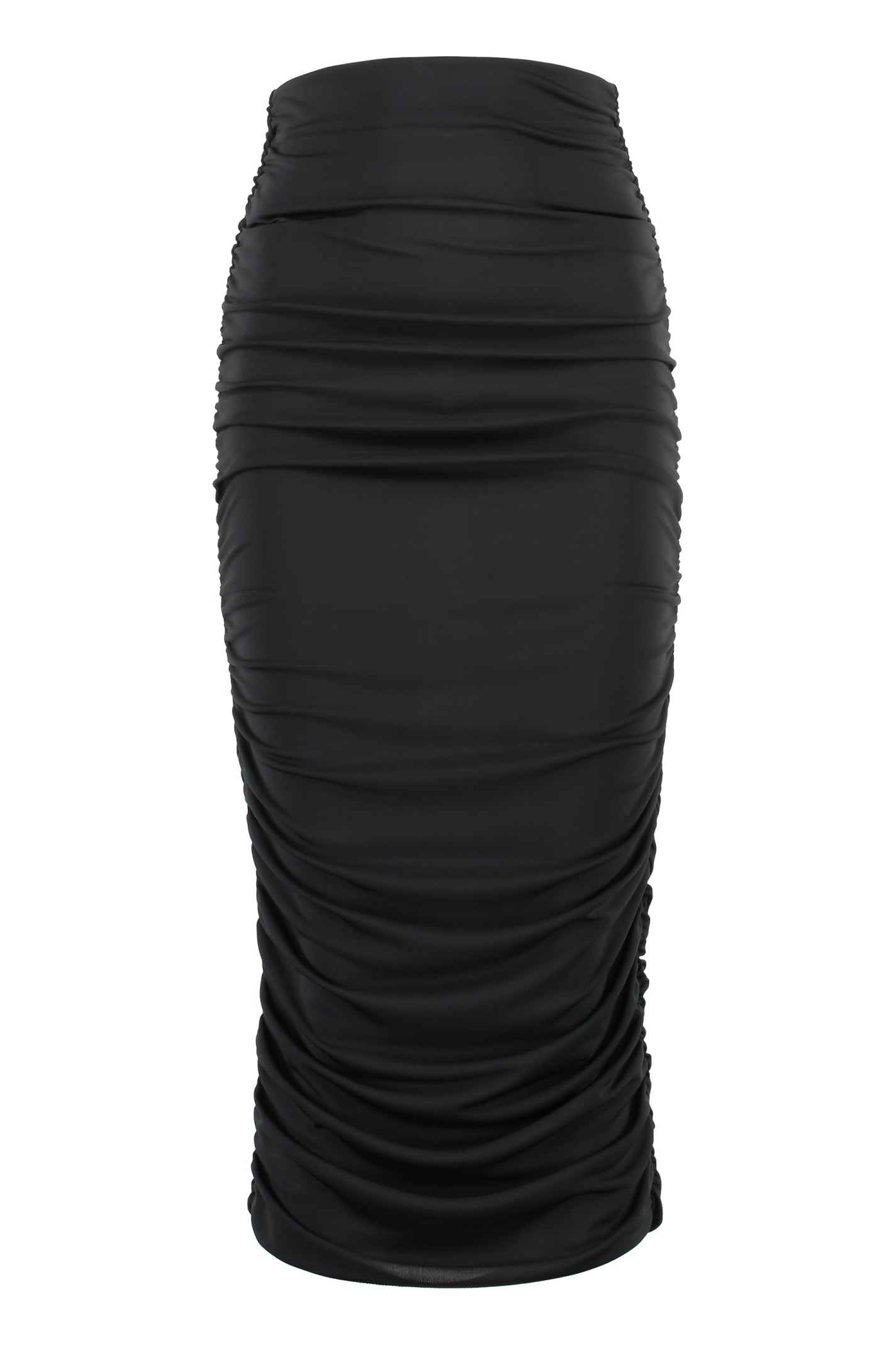 Shop The Andamane Stretch Pencil Skirt In Black