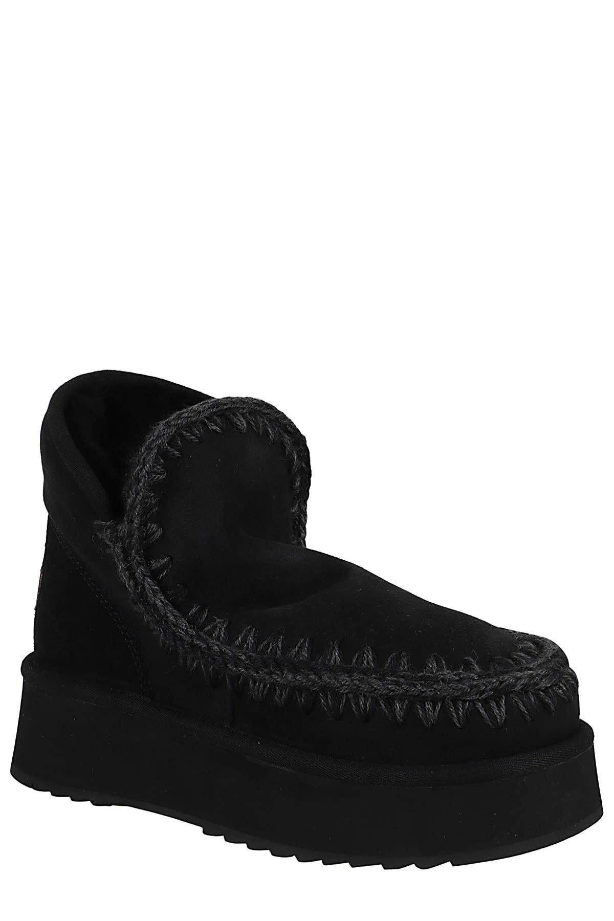 Shop Mou Mini Eskimo Platform Boot In Bkbk