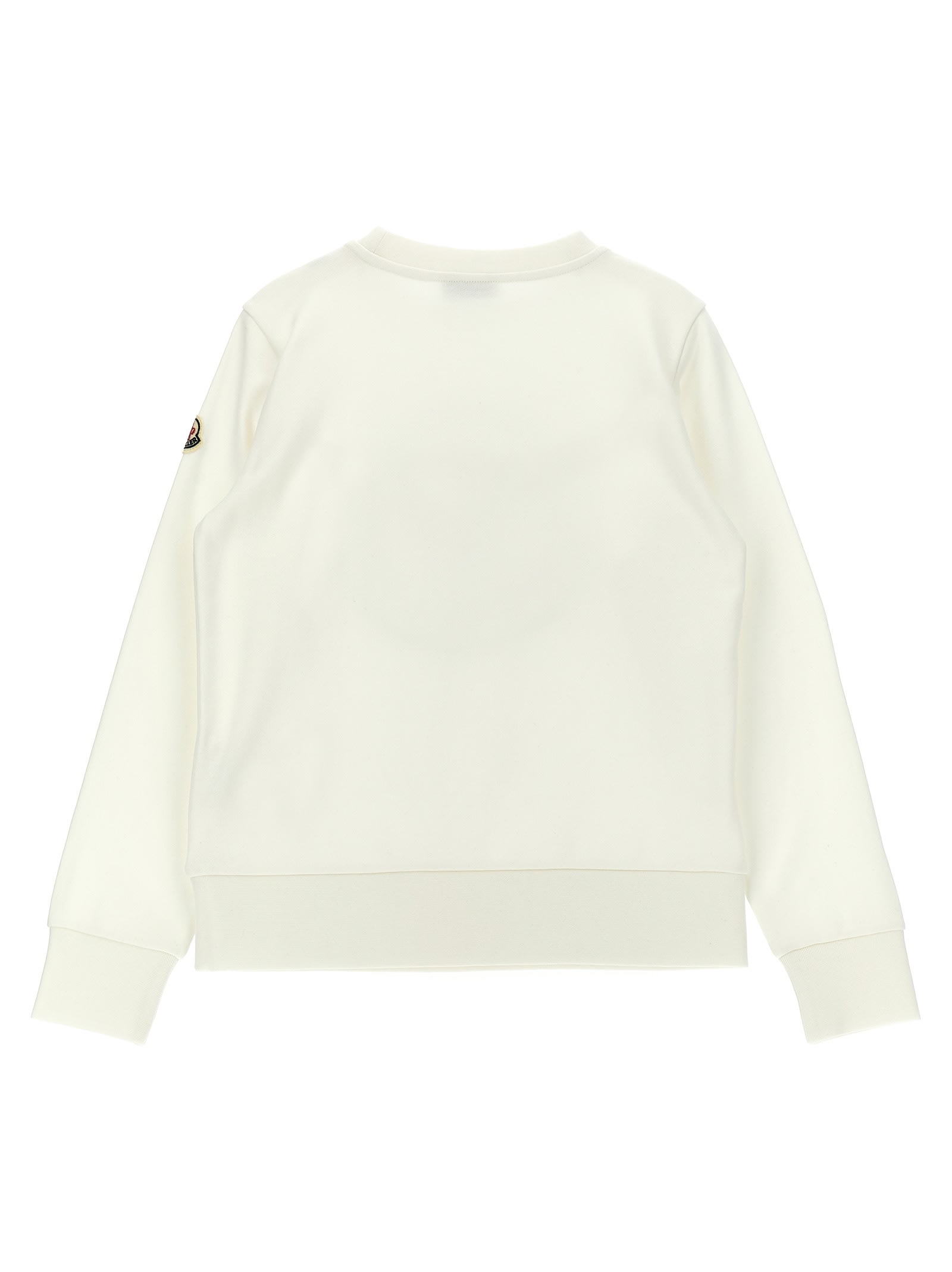 Moncler Long-sleeved Sweater In White