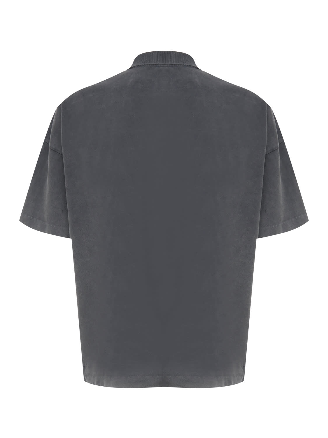 Shop Jw Anderson Polo Shirt With Embroidered Logo In Grey