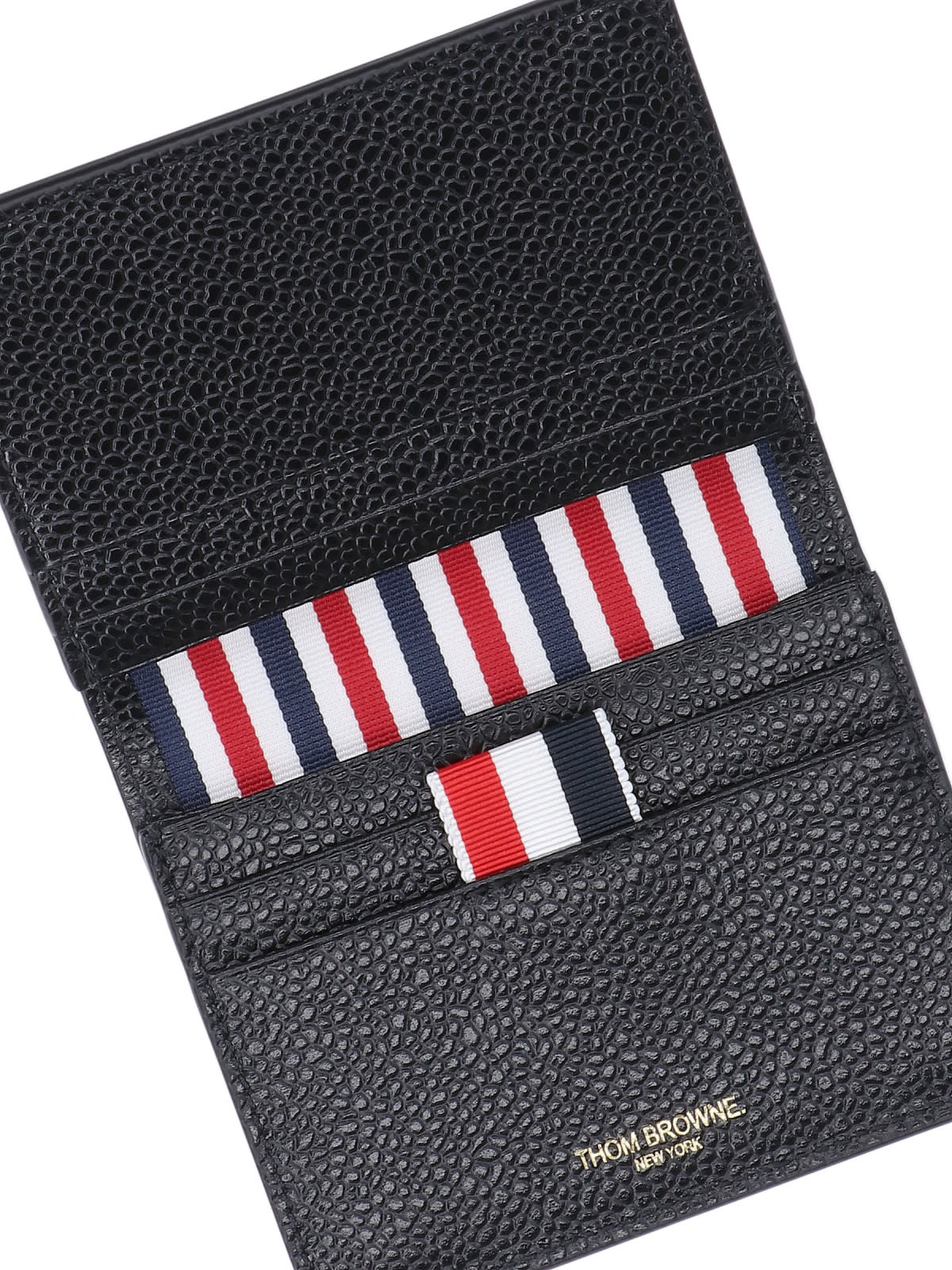 Thom Browne Leather Bifold Wallet In 1