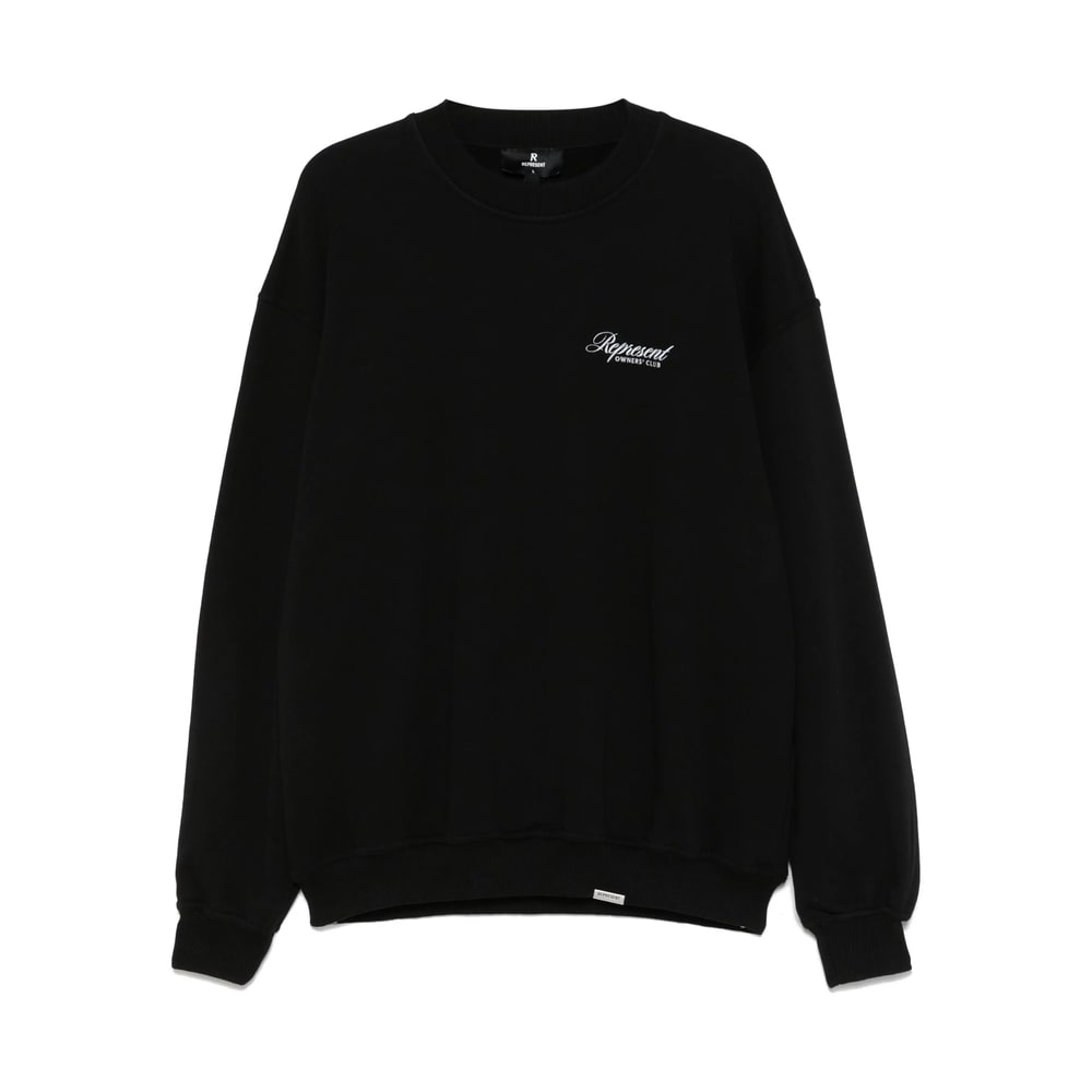 Represent "owners Club Script" Sweatshirt In Black