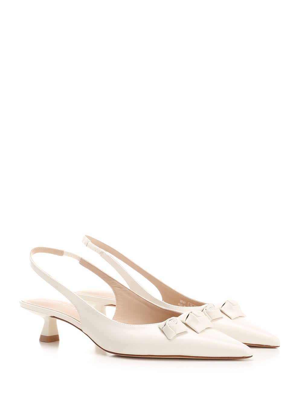 Stuart Weitzman Rosie Dorsay Slingback In Cream