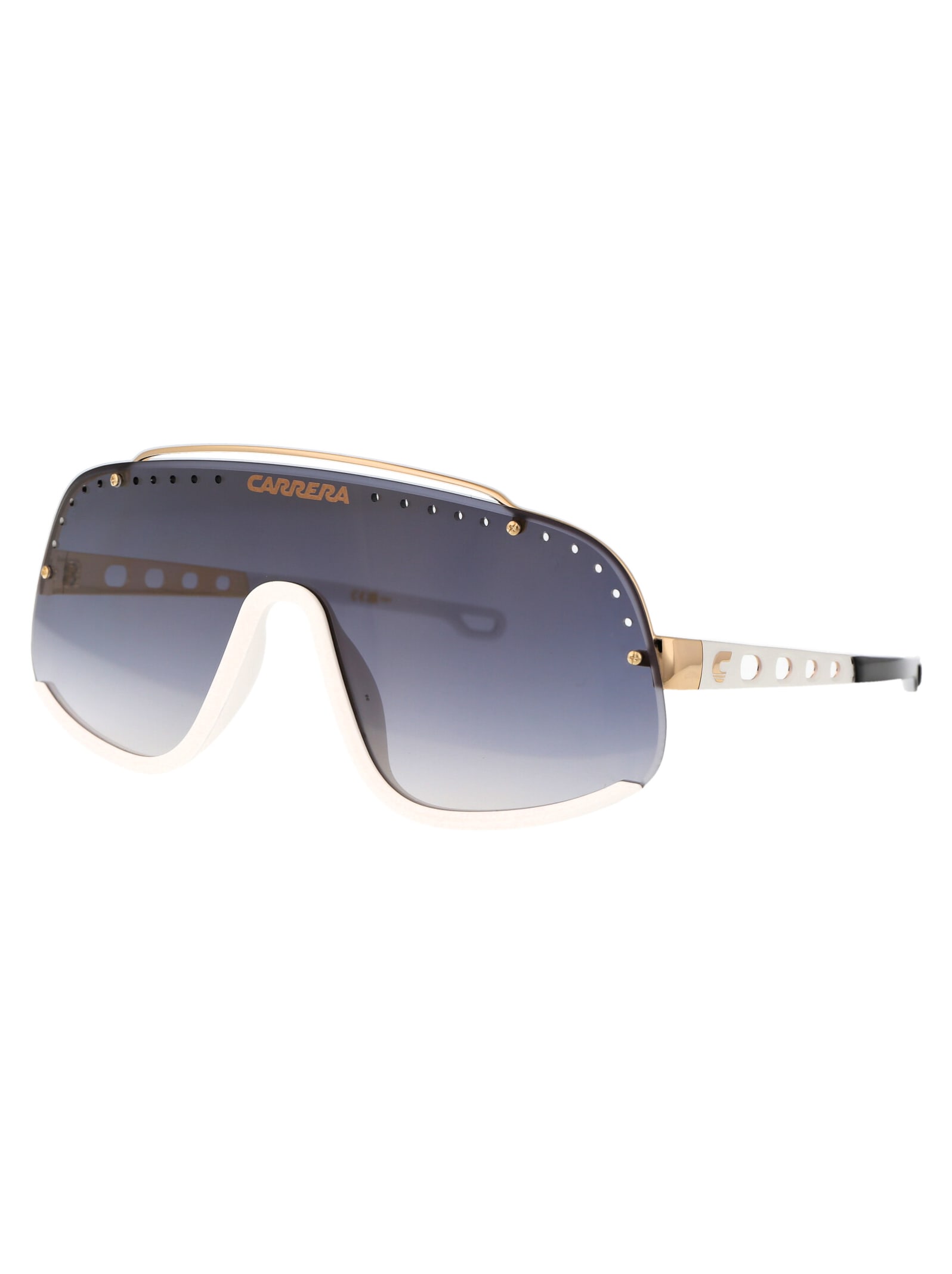 Shop Carrera Flaglab 16 Sunglasses In Ky21v Blue Gold