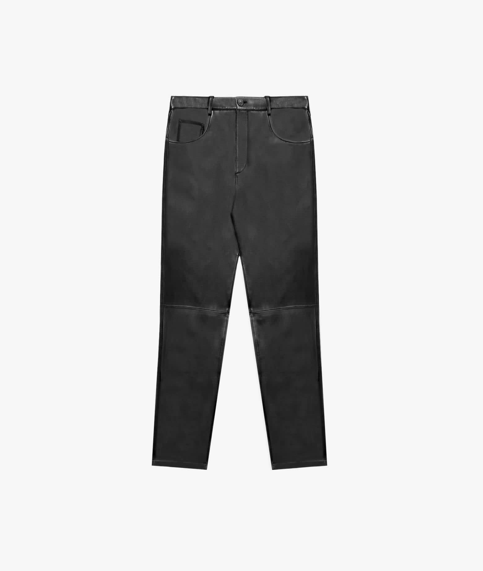 Leather Trouser Racer Pants