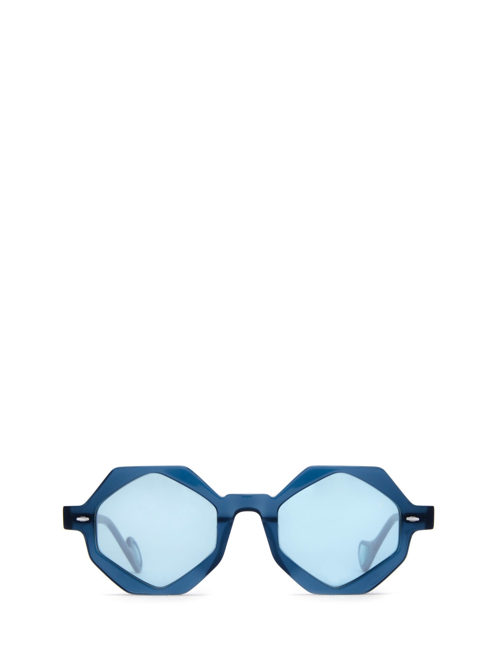 Albert Transparent Blue Sunglasses