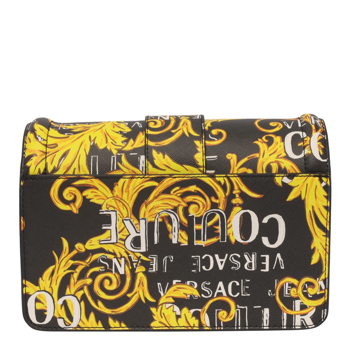 Versace Jeans Couture Logo Couture Crossbody Bag In Black