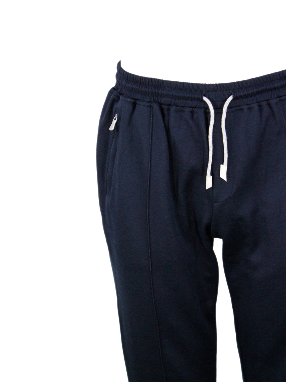 Eleventy Jersey Track Pants In Blue