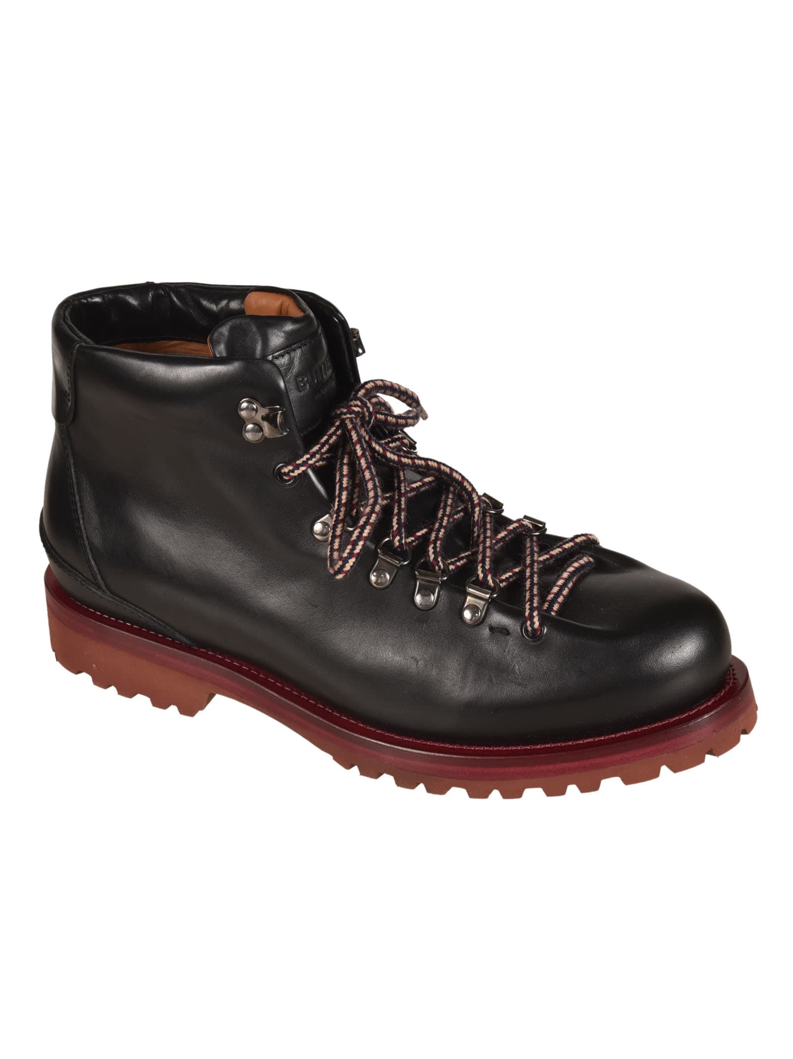 Buttero Classic Lace-up Boots In Black