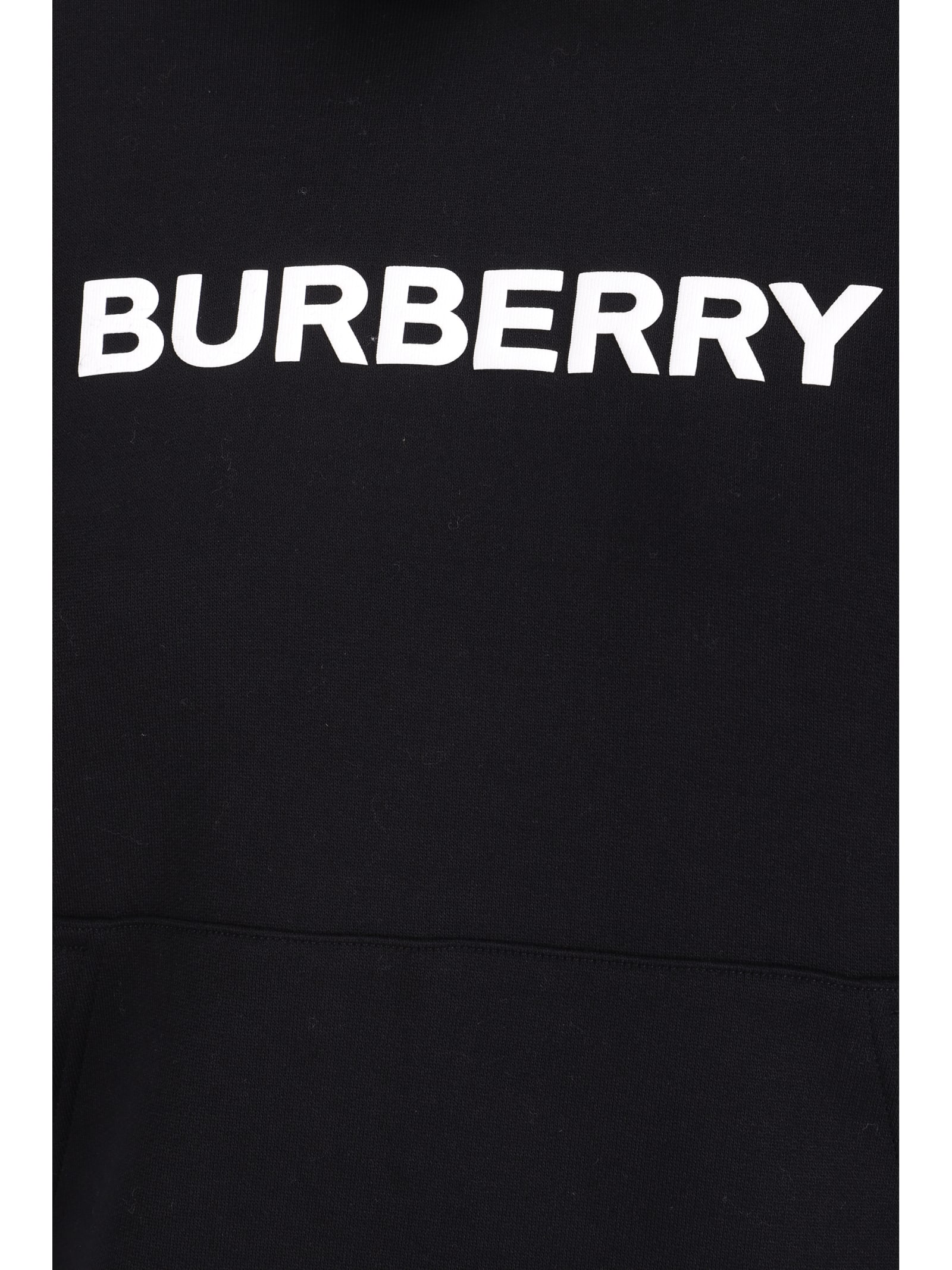 Shop Burberry Hoodie In Black