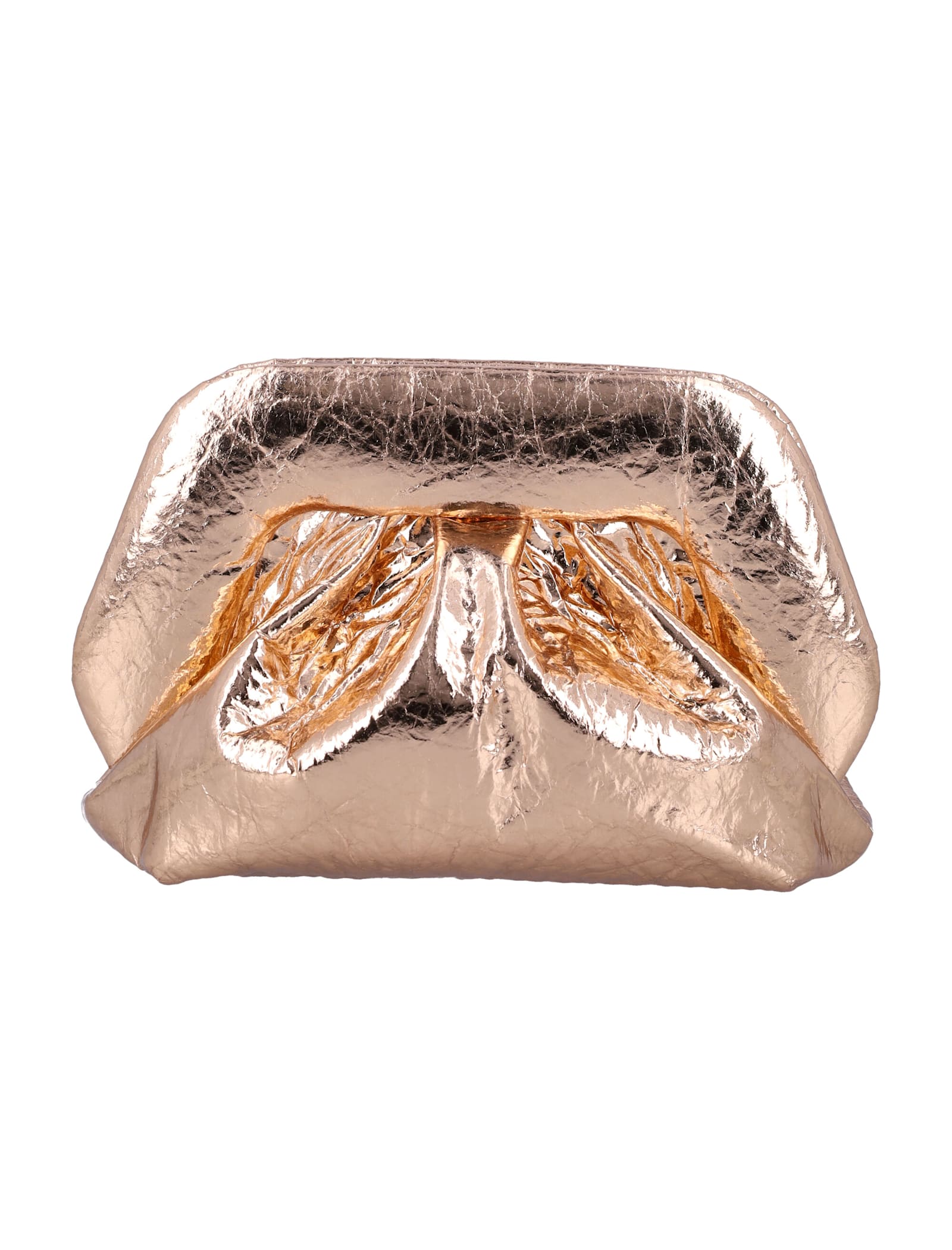 Themoirè Gea Pineapple Clutch In Rose Gold