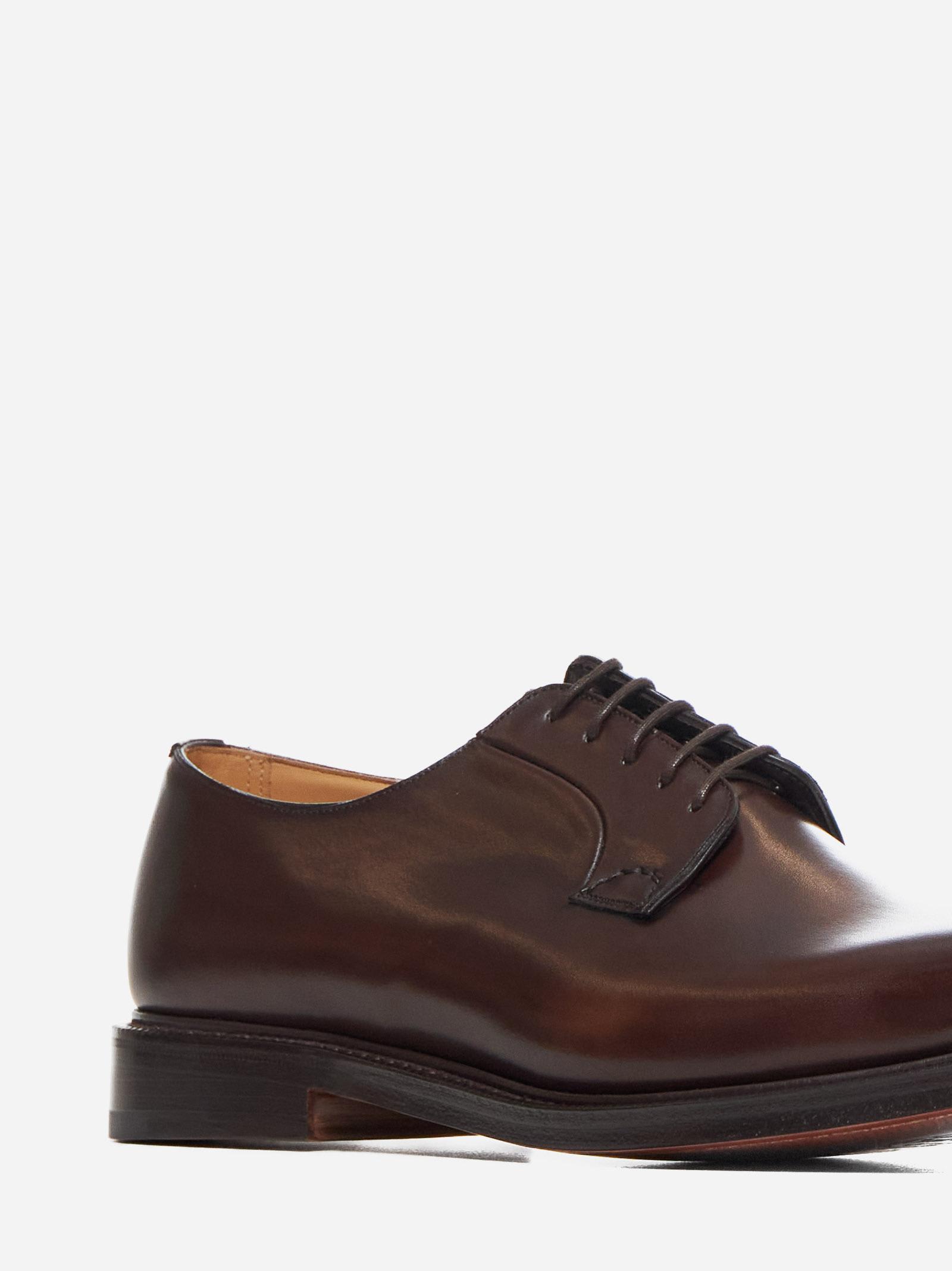 Shop Church's Shannon Leather Derby Shoes In Ebony