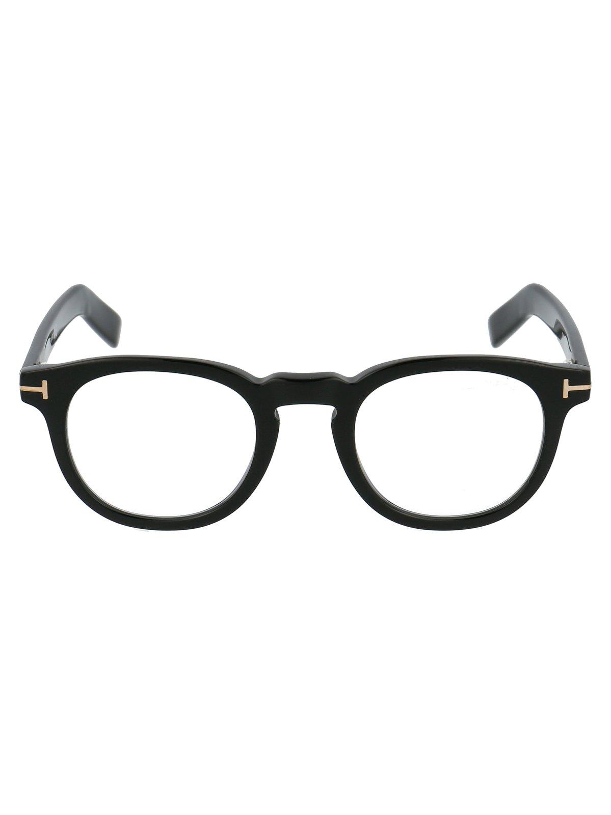 Tom Ford Round-frame Glasses In 001